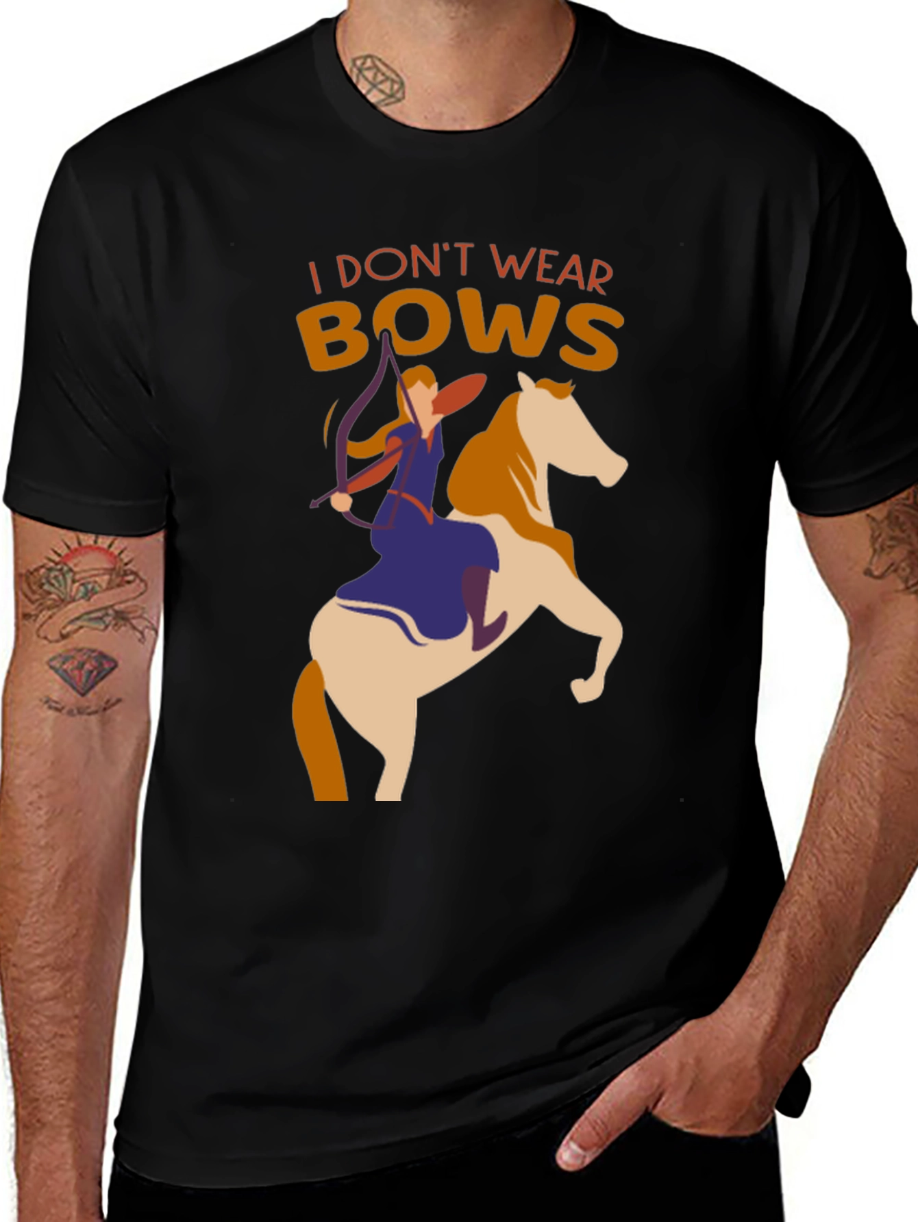 I Dont Wear Bows T-Shirt