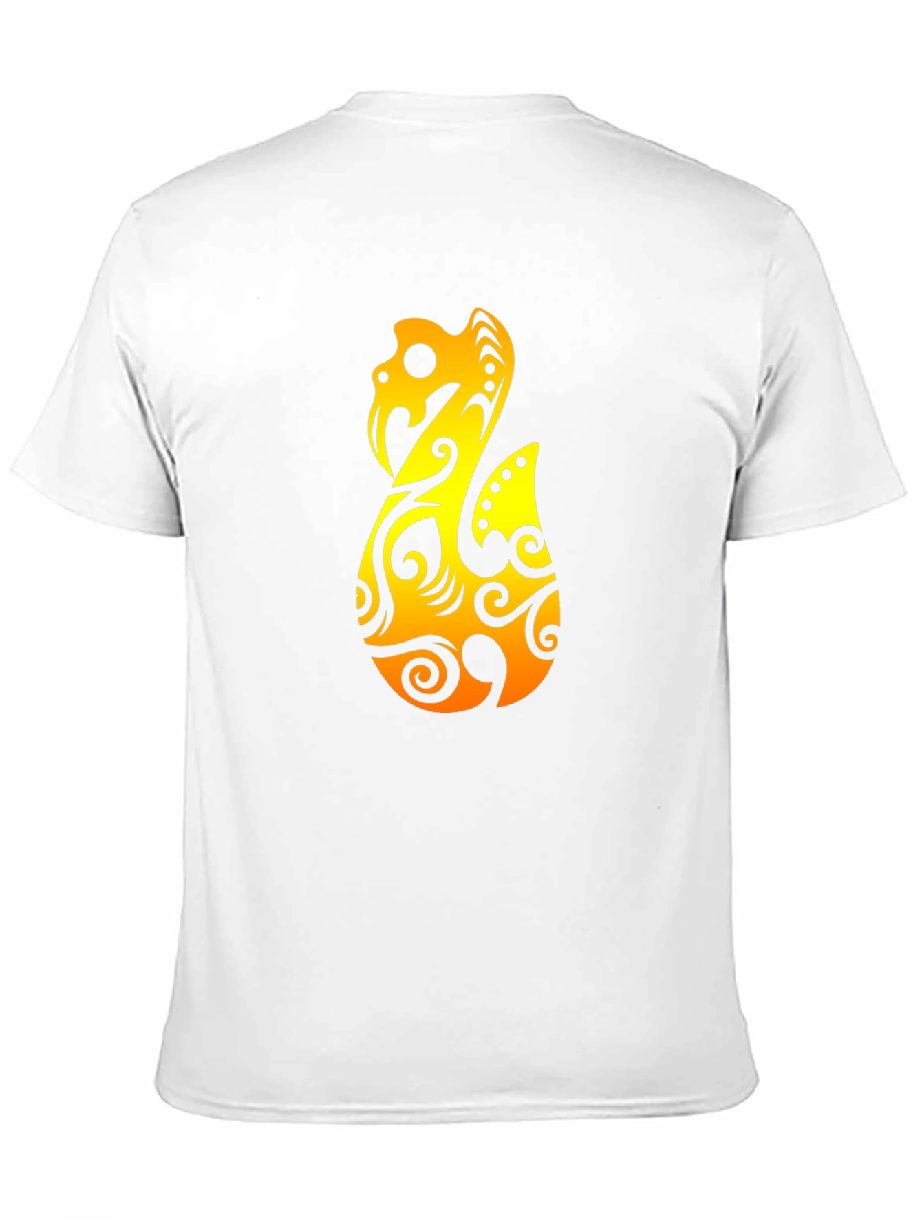 Tribal Hook Graphic Black T-Shirt