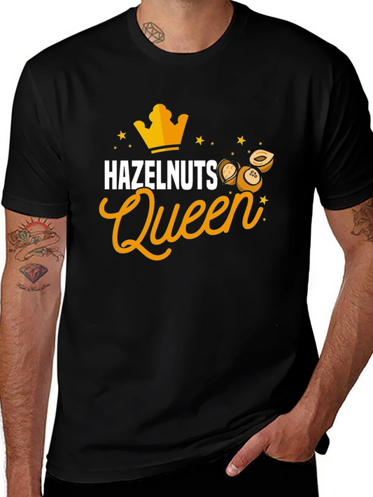 Hazelnuts Queen Black T-Shirt