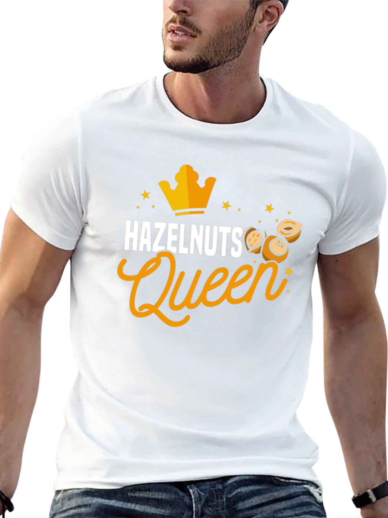 Hazelnuts Queen Black T-Shirt