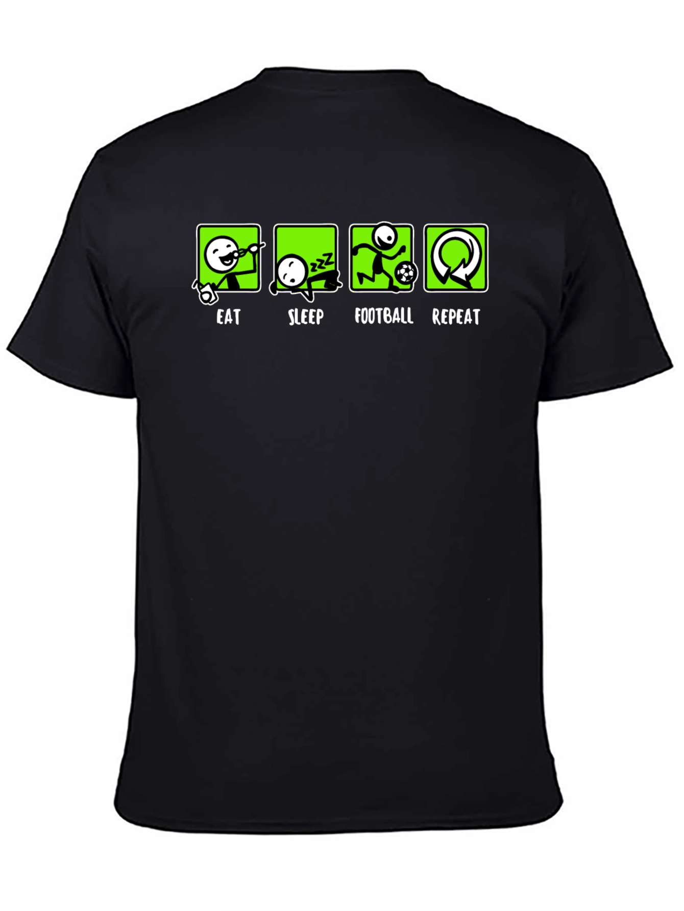 Eat Sleep Football Repeat T-Shirt