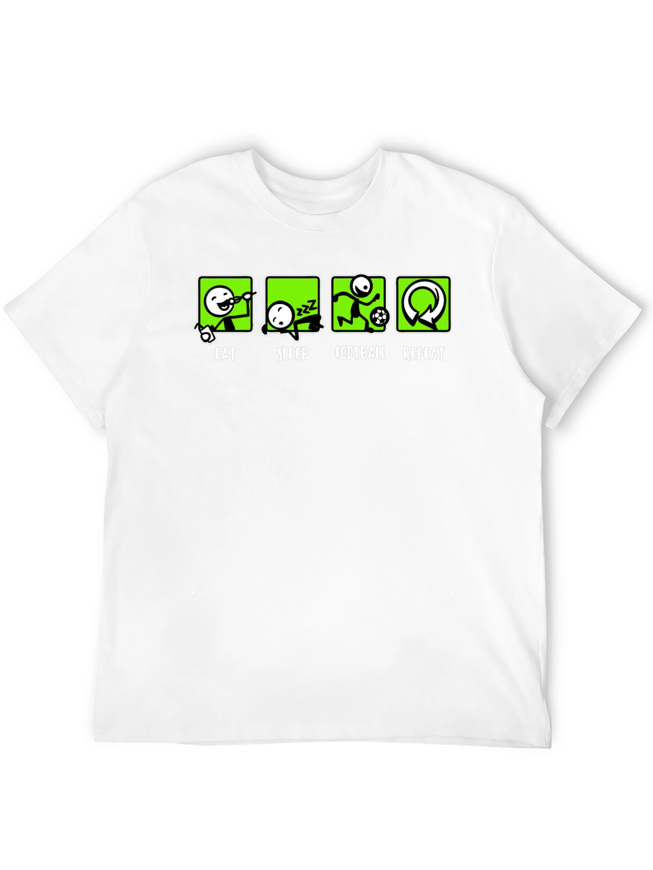 Eat Sleep Football Repeat T-Shirt
