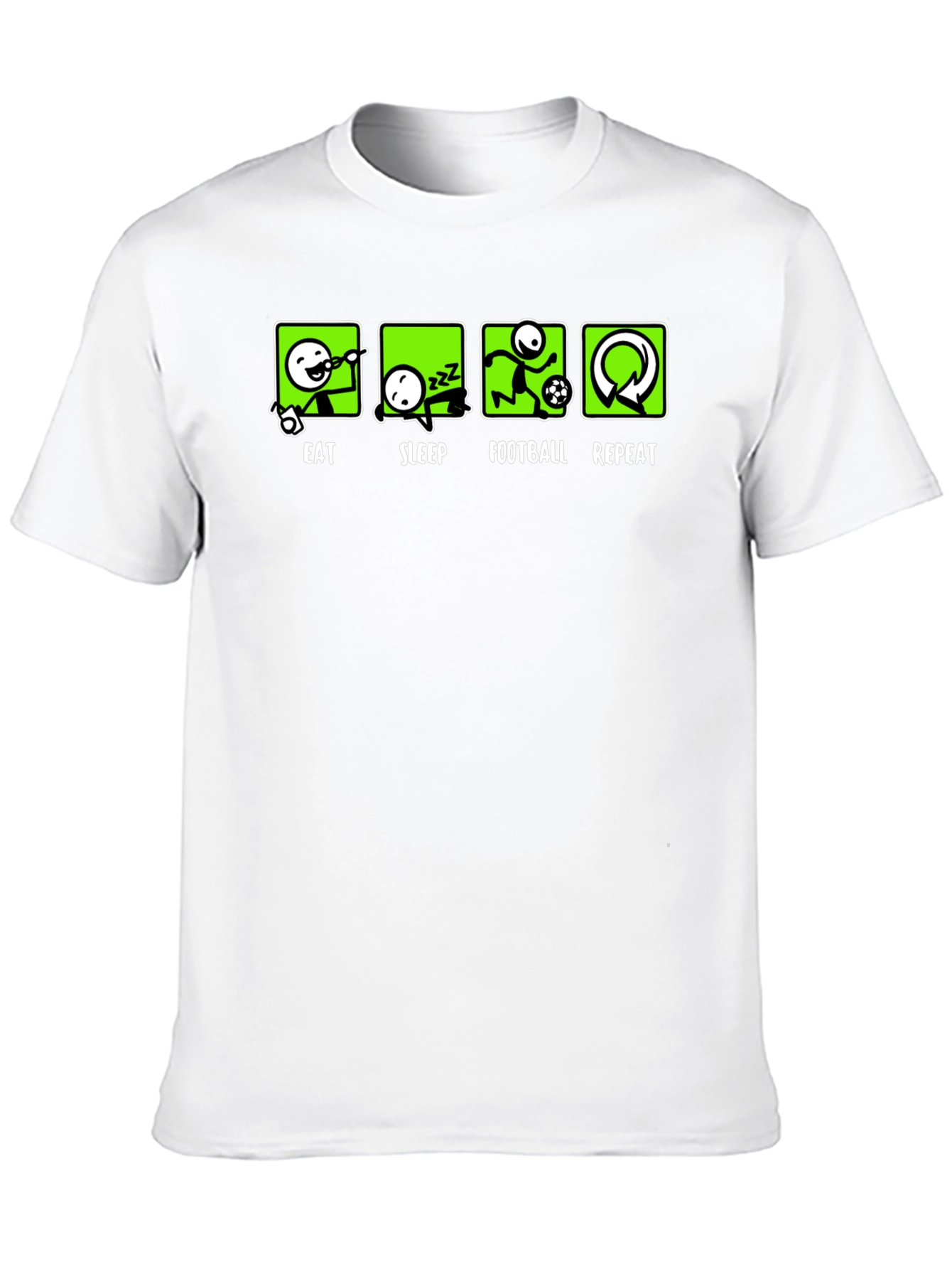 Eat Sleep Football Repeat T-Shirt