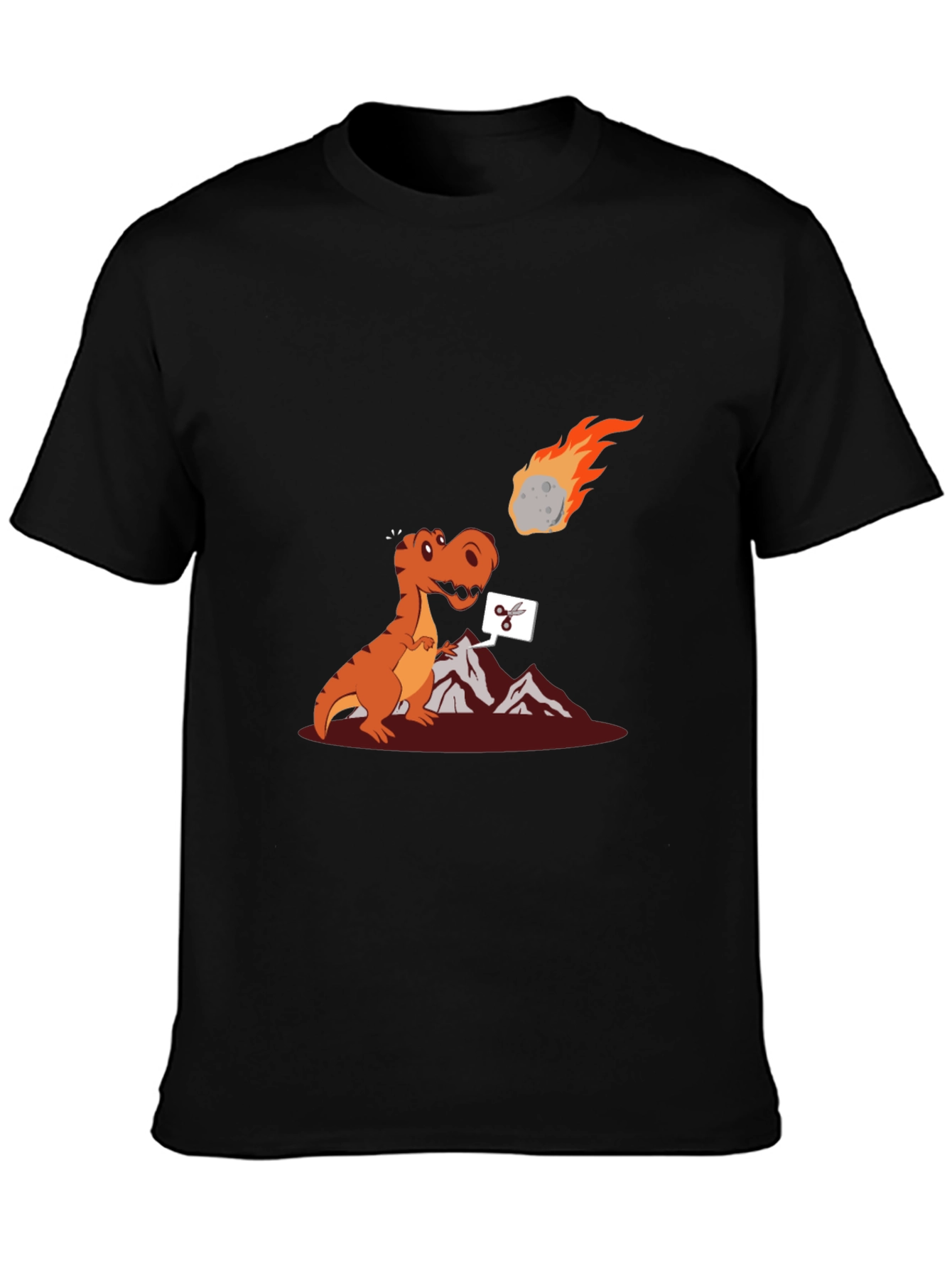 Dino Cuts Meteor T-Shirt - Extinction Event Tee