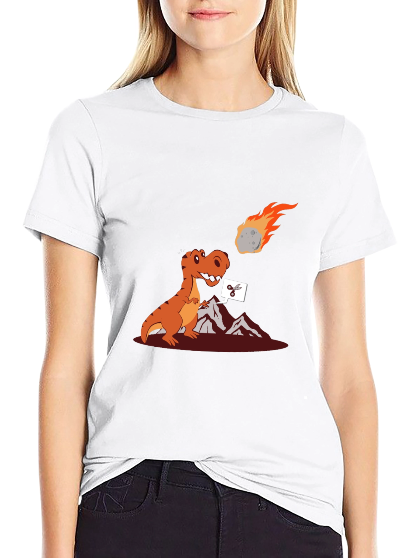 Dino Cuts Meteor T-Shirt - Extinction Event Tee