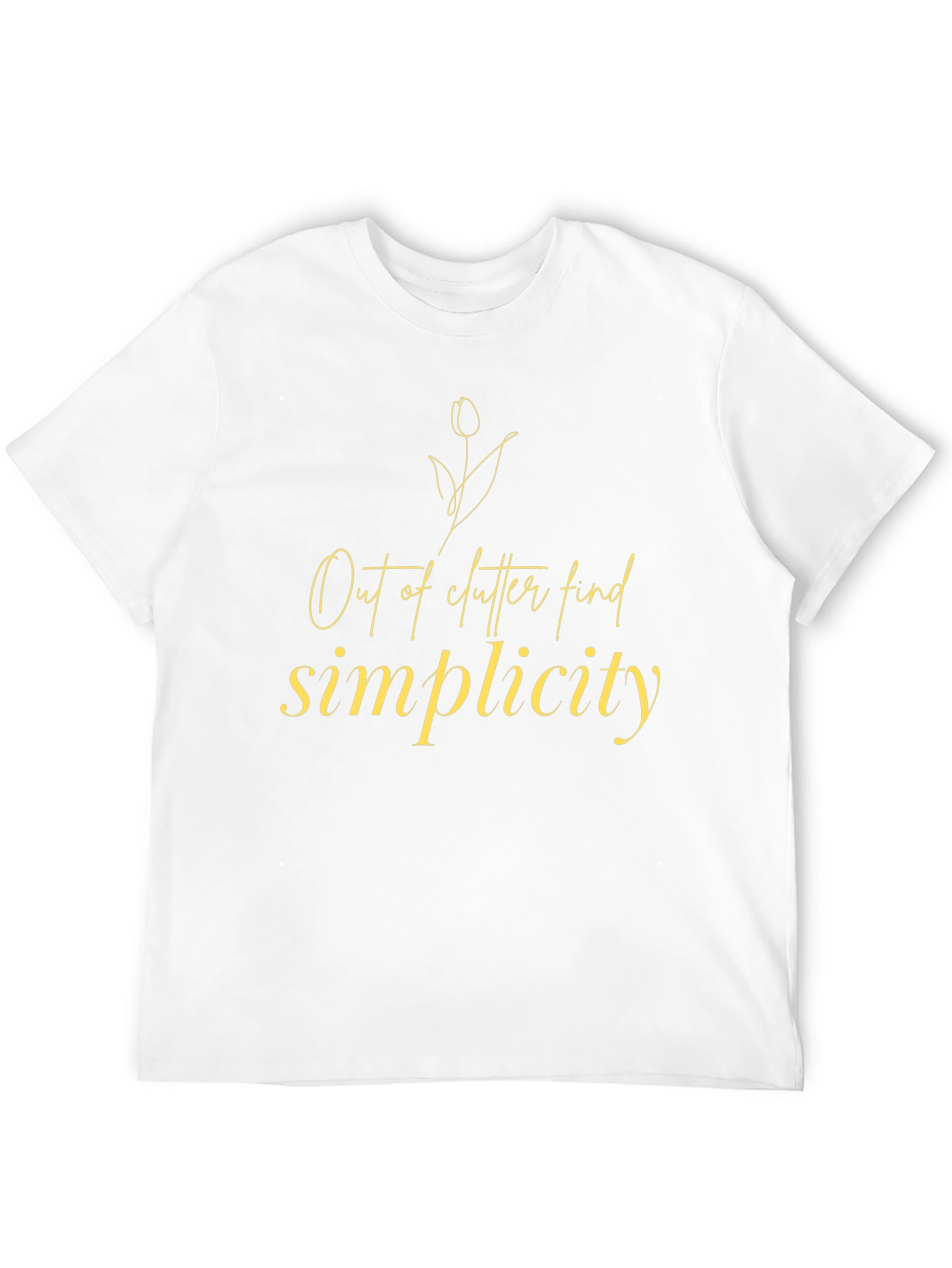 Simplicity Find T-Shirt - Stylish Minimalist Design