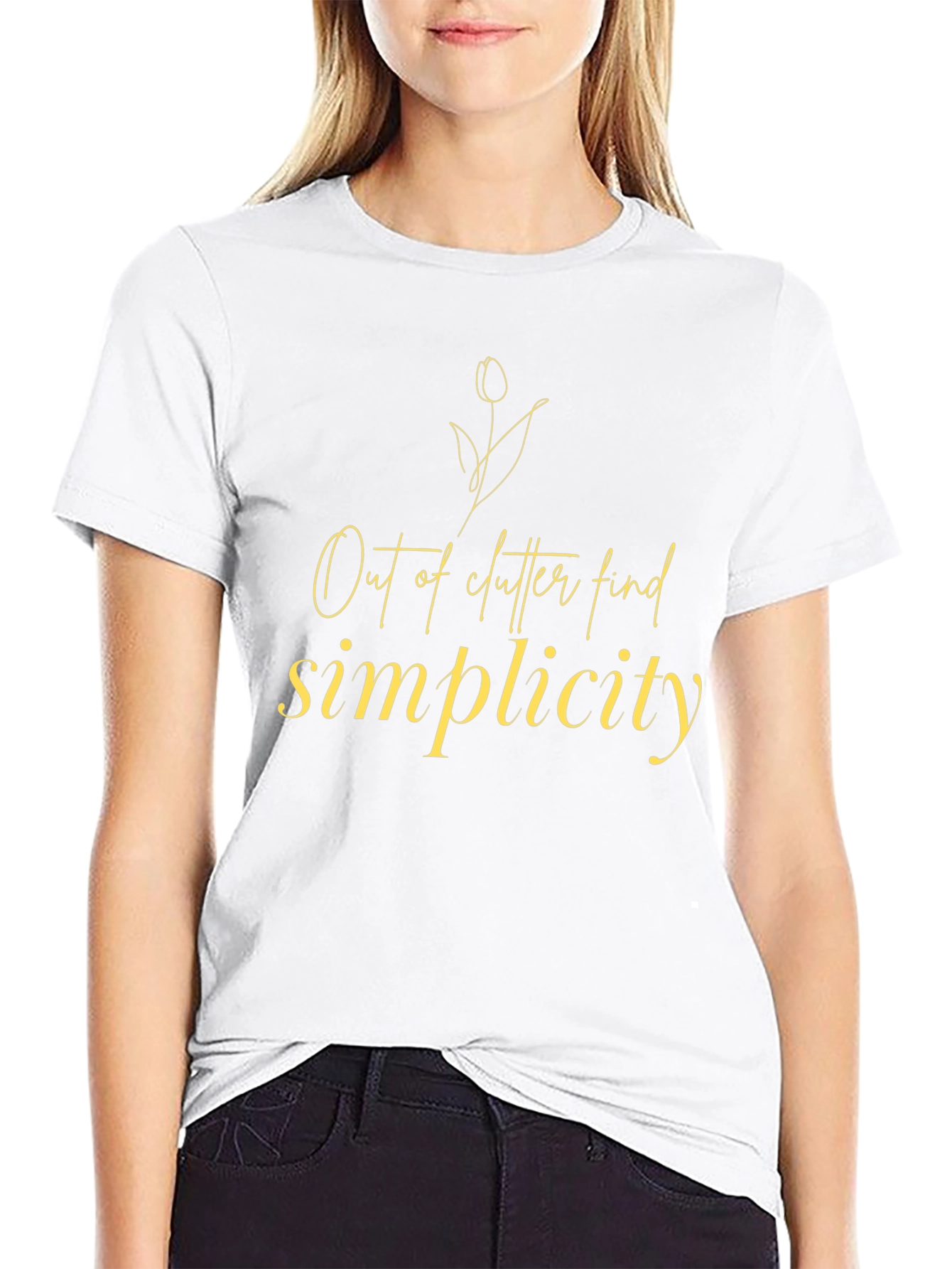 Simplicity Find T-Shirt - Stylish Minimalist Design