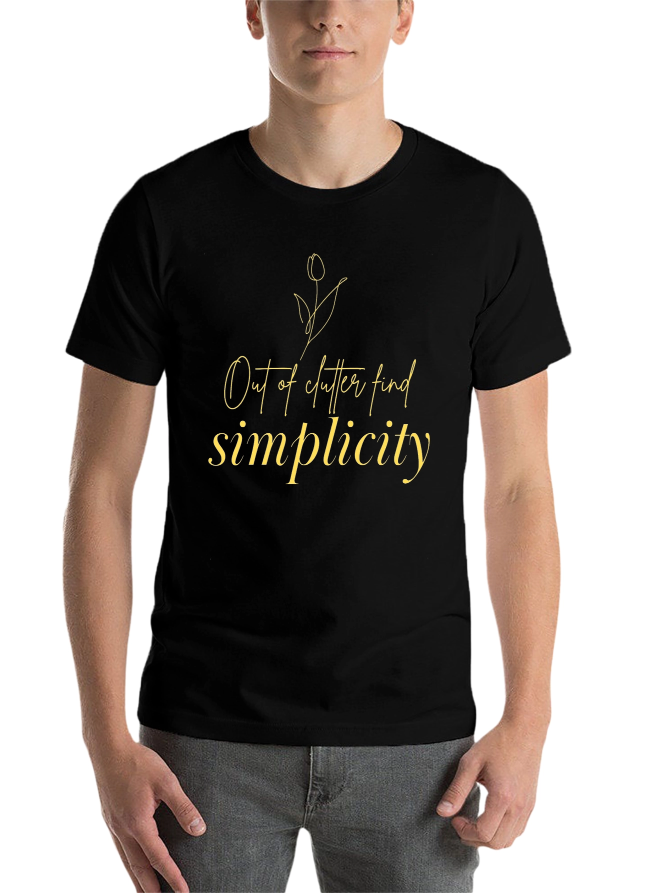 Simplicity Find T-Shirt - Stylish Minimalist Design