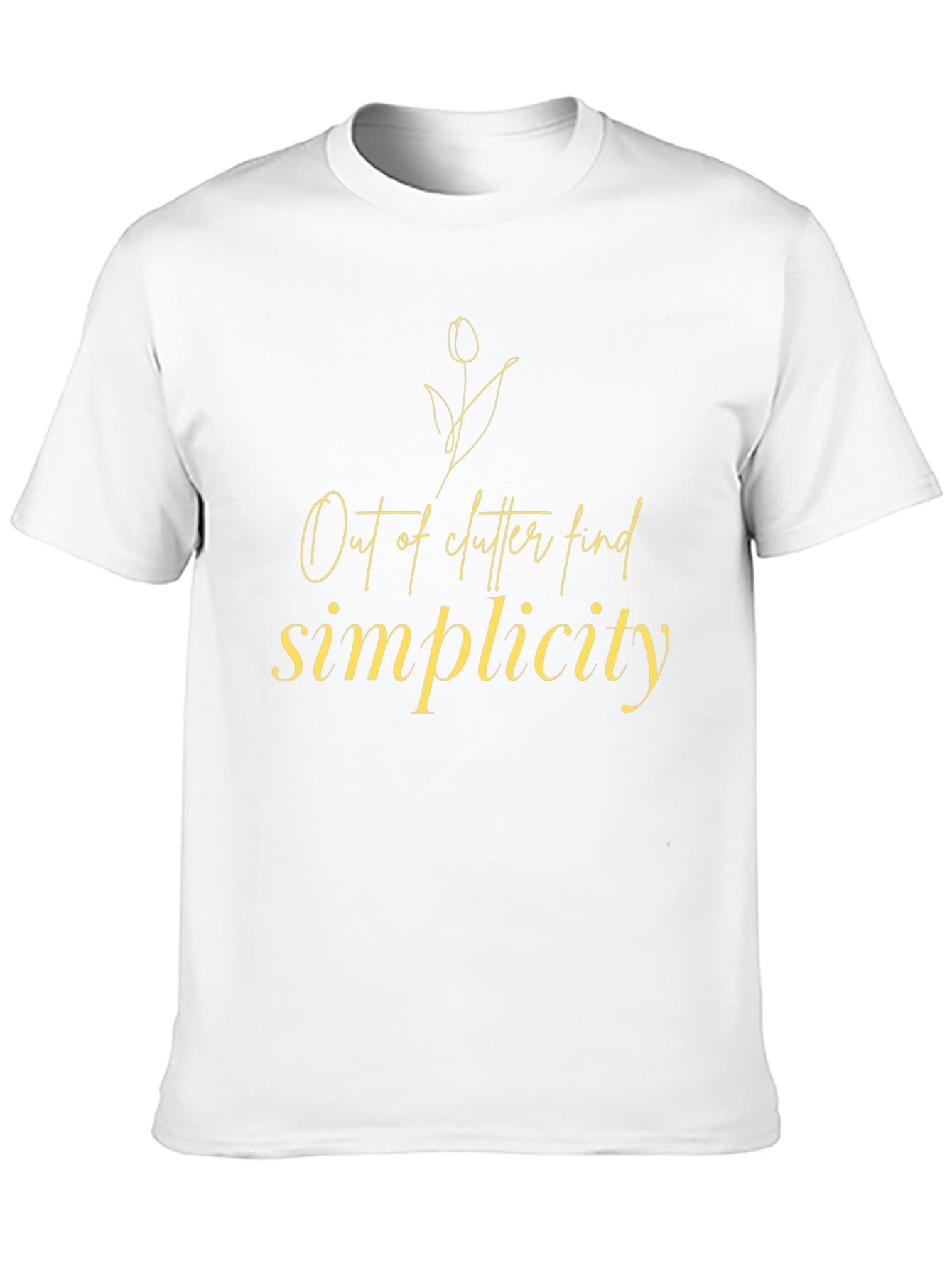 Simplicity Find T-Shirt - Stylish Minimalist Design