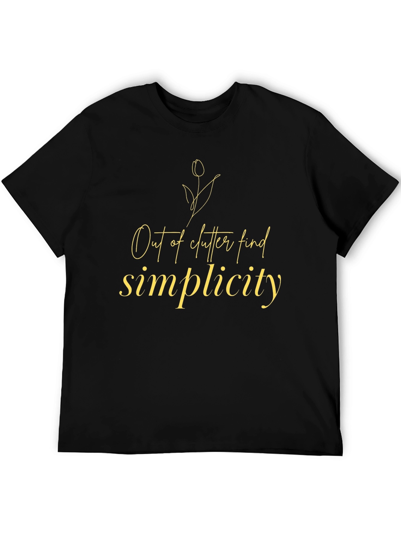 Simplicity Find T-Shirt - Stylish Minimalist Design