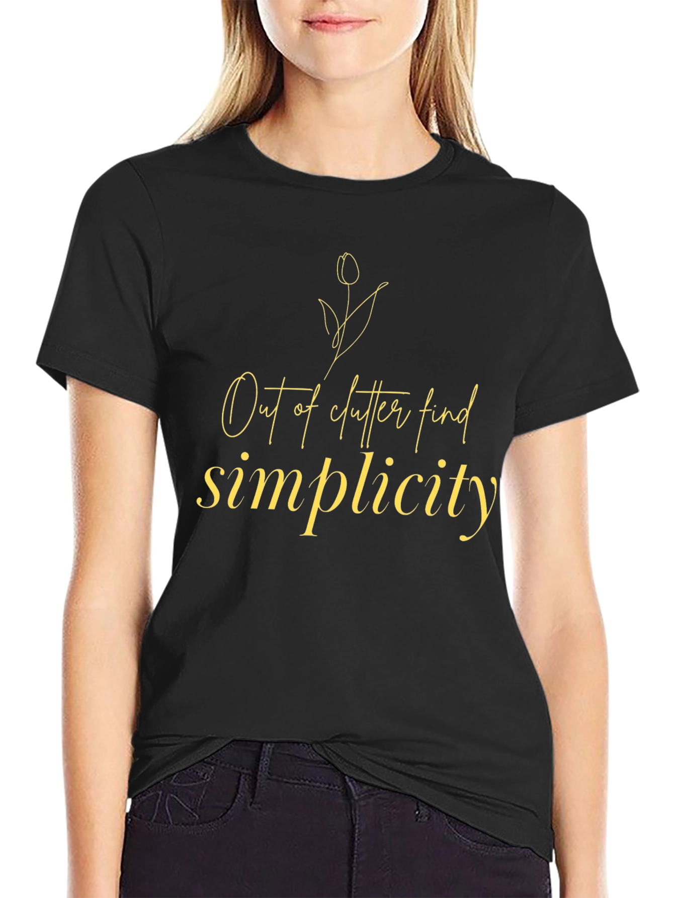 Simplicity Find T-Shirt - Stylish Minimalist Design