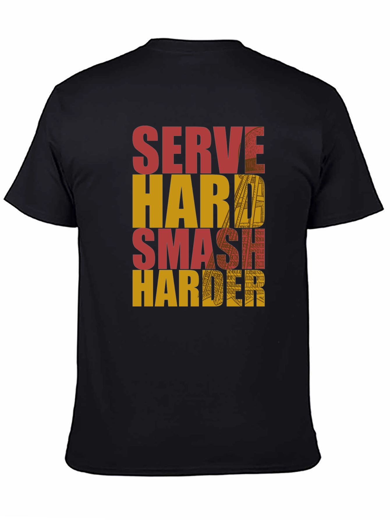 Serve Hard Smash Harder Graphic Tee