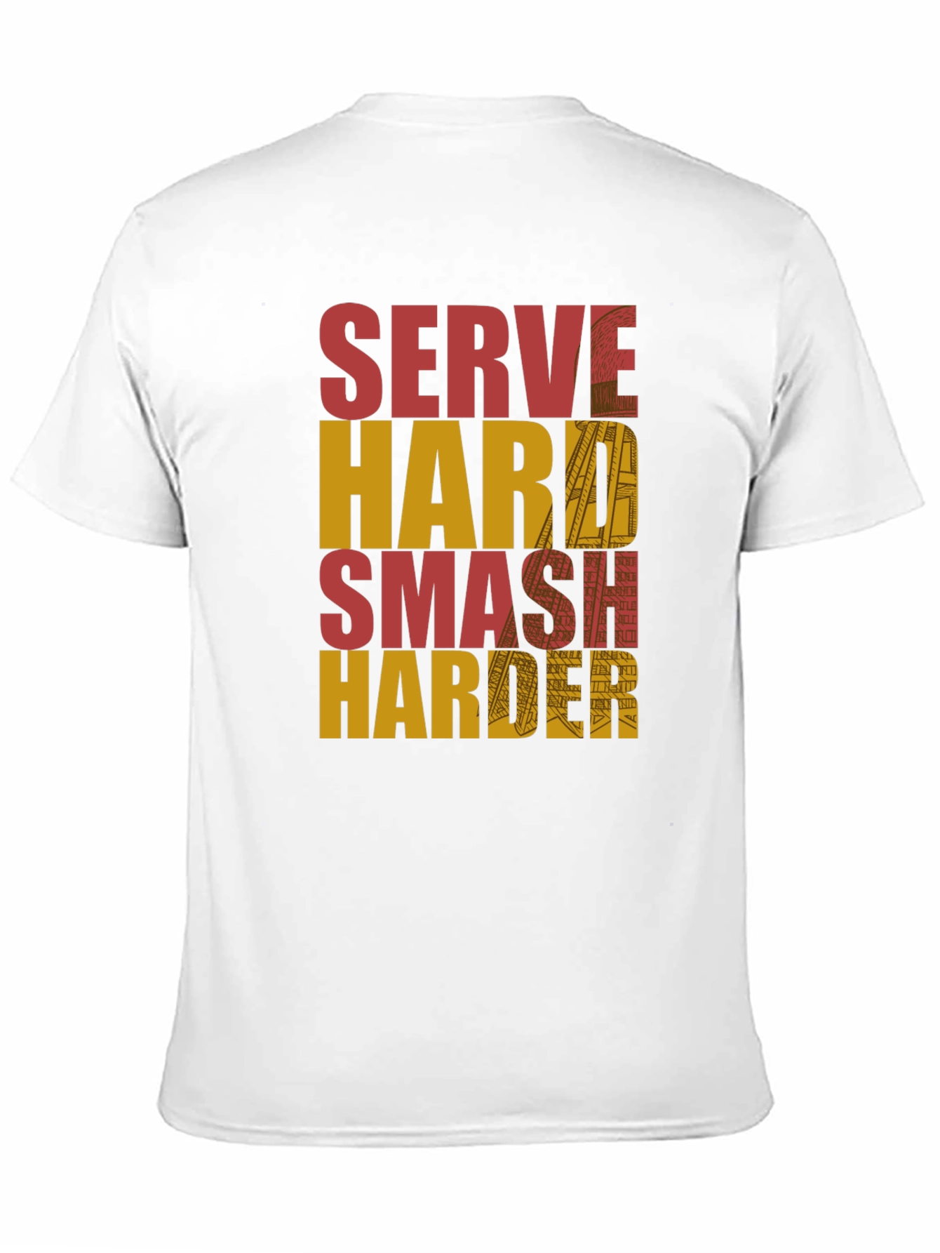 Serve Hard Smash Harder Graphic Tee