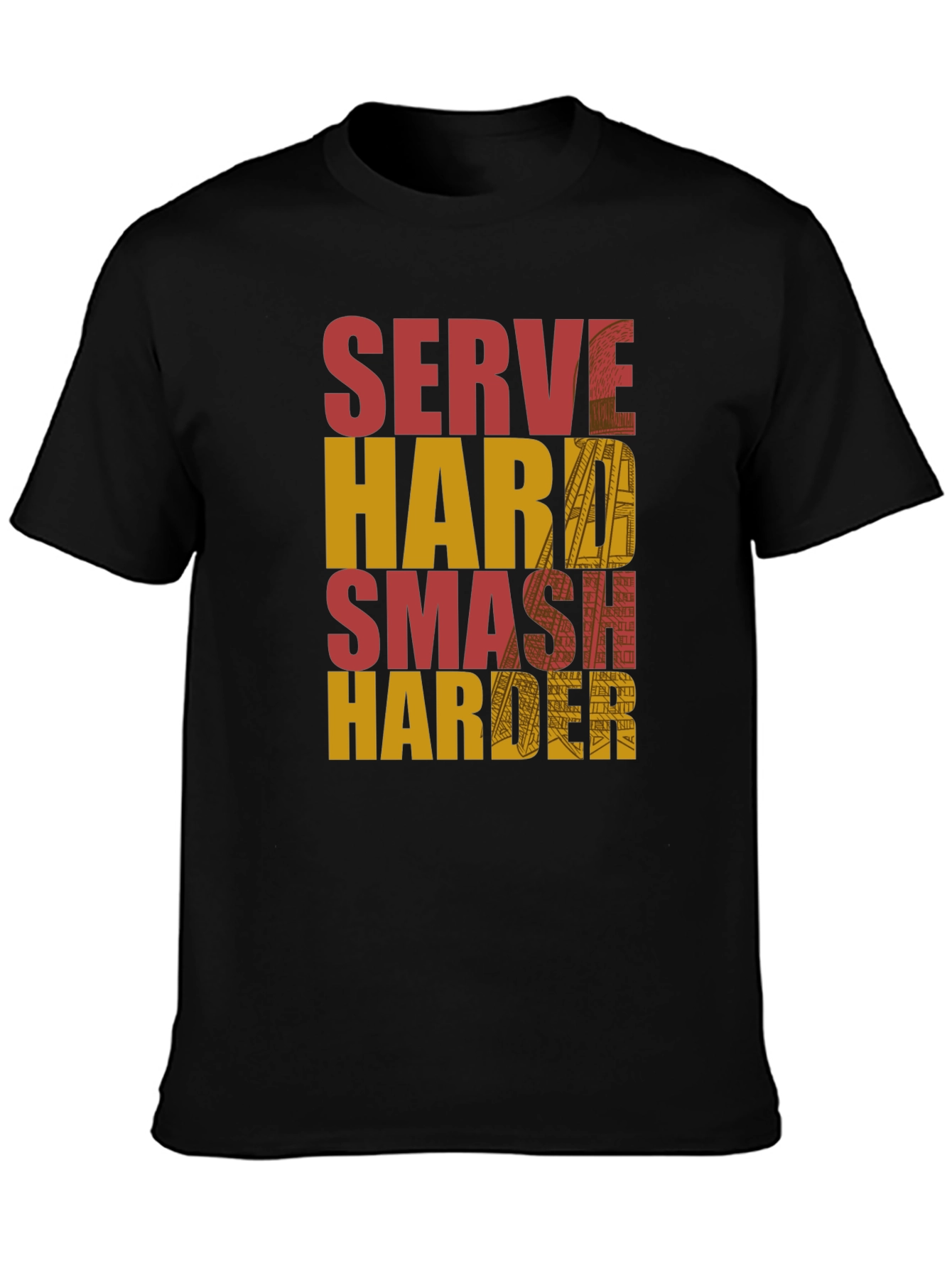 Serve Hard Smash Harder Graphic Tee