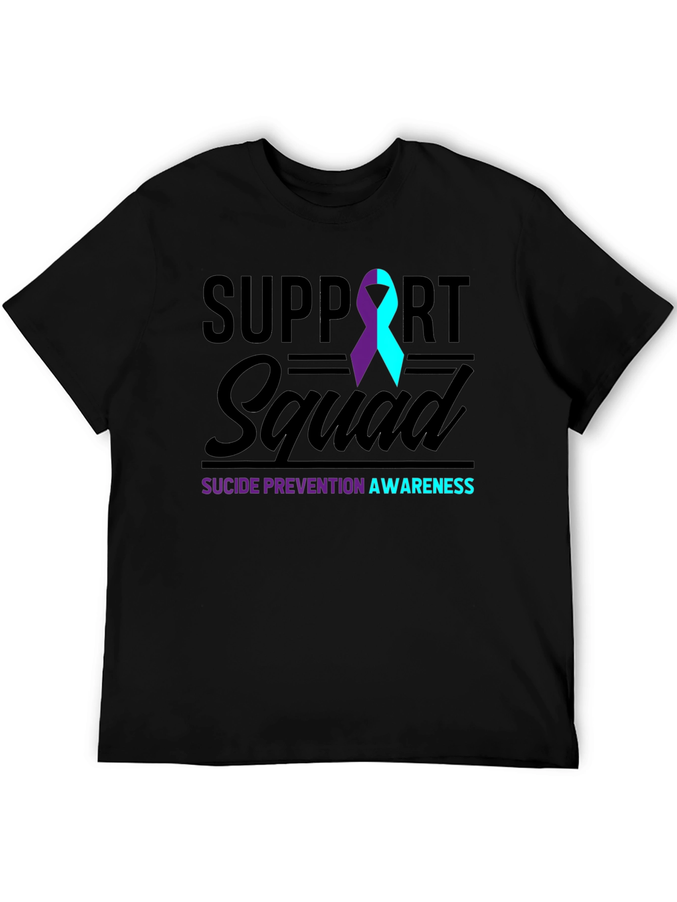 Suicide Prevention Awareness Support Squad T-Shirt