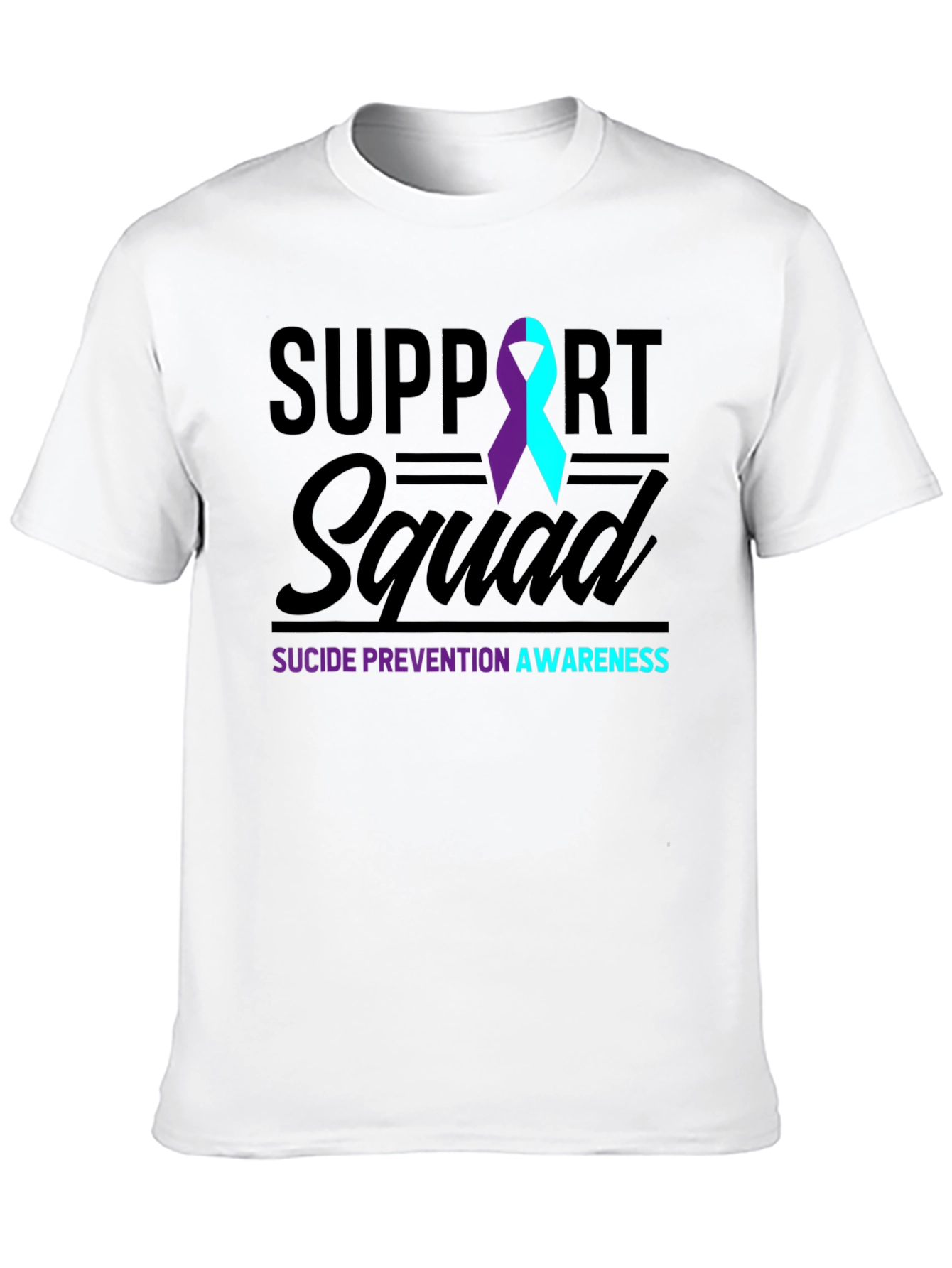 Suicide Prevention Awareness Support Squad T-Shirt