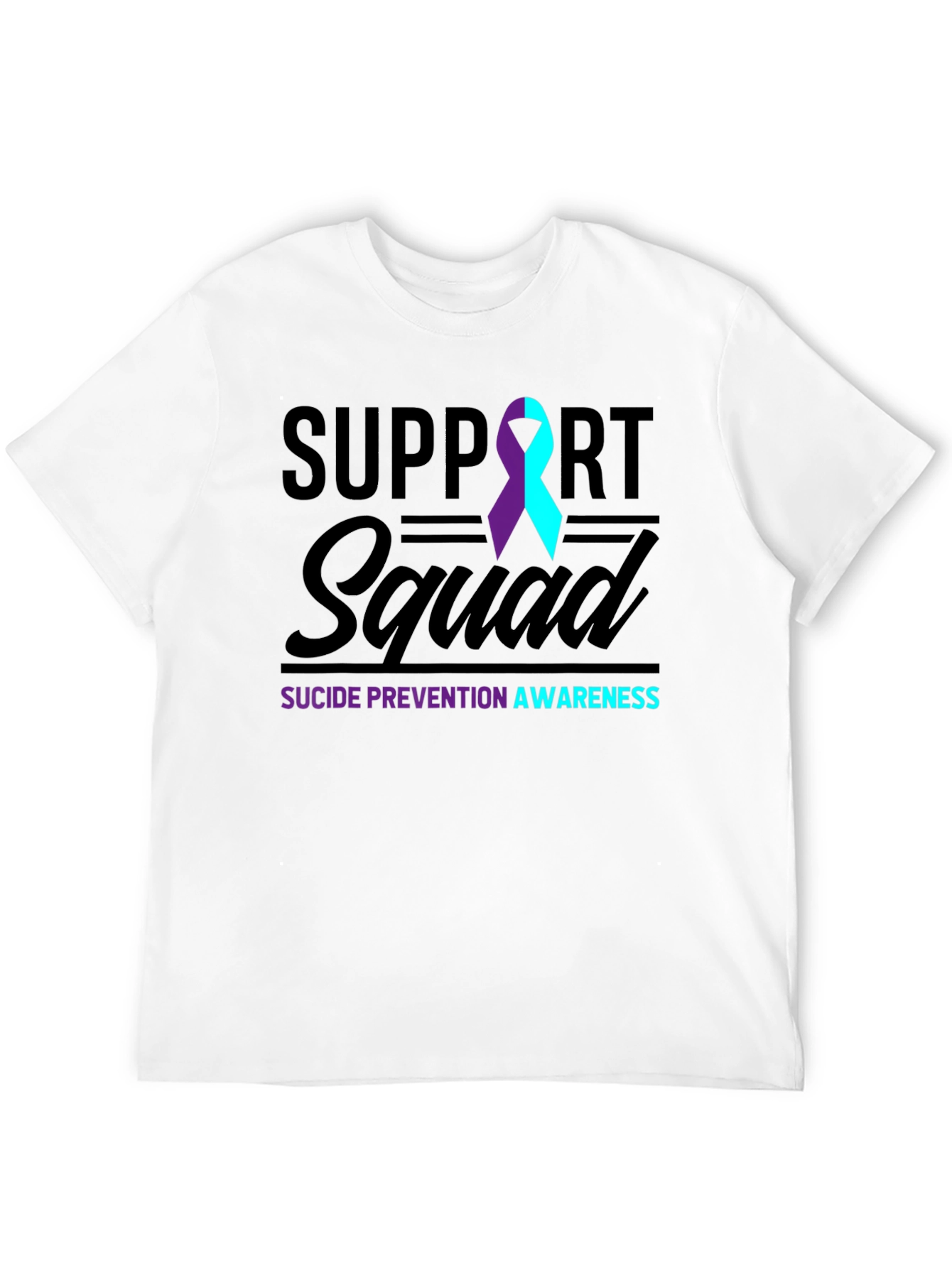 Suicide Prevention Awareness Support Squad T-Shirt