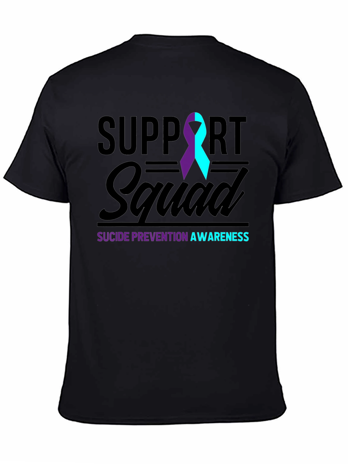 Suicide Prevention Awareness Support Squad T-Shirt