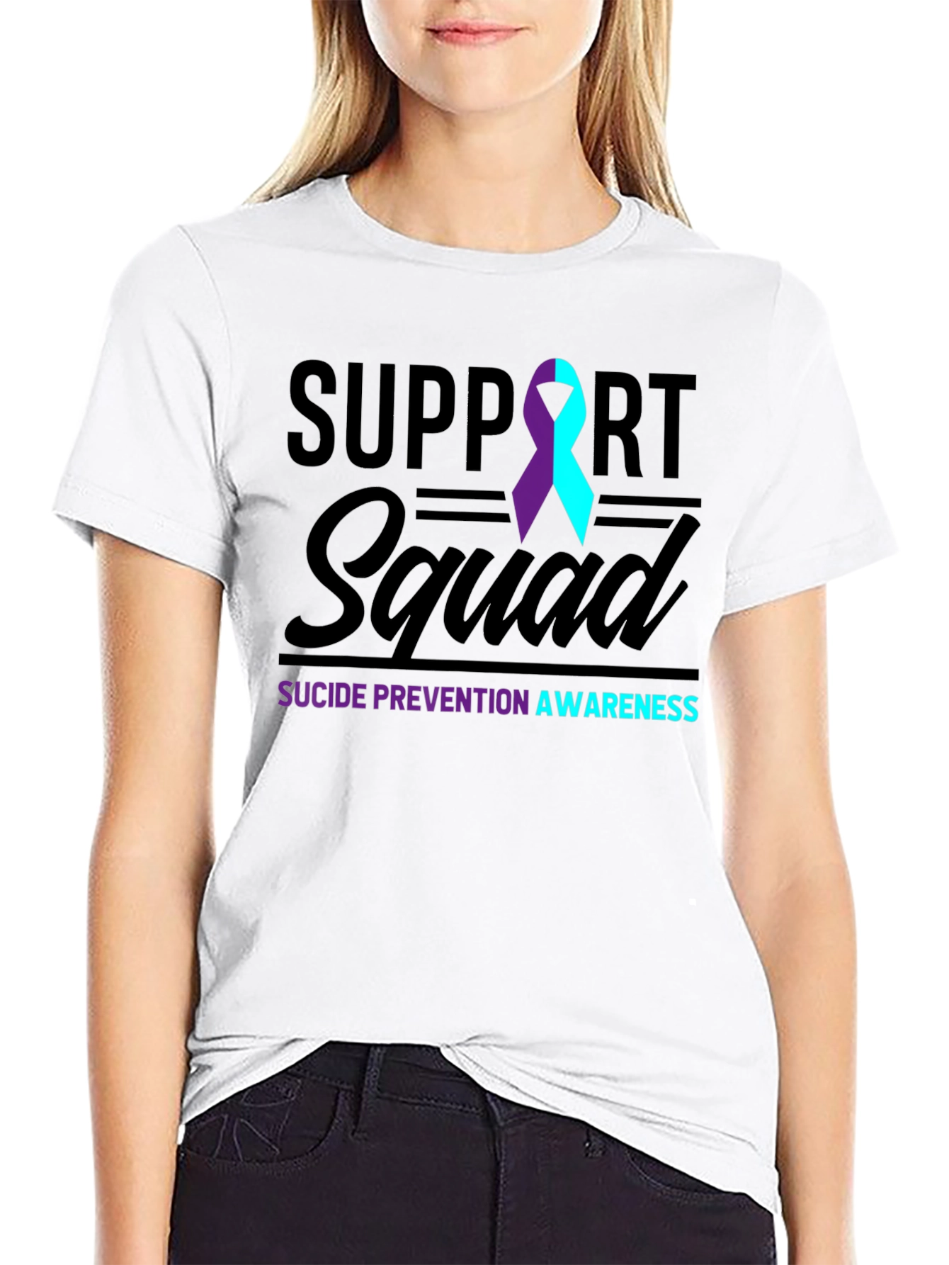 Suicide Prevention Awareness Support Squad T-Shirt
