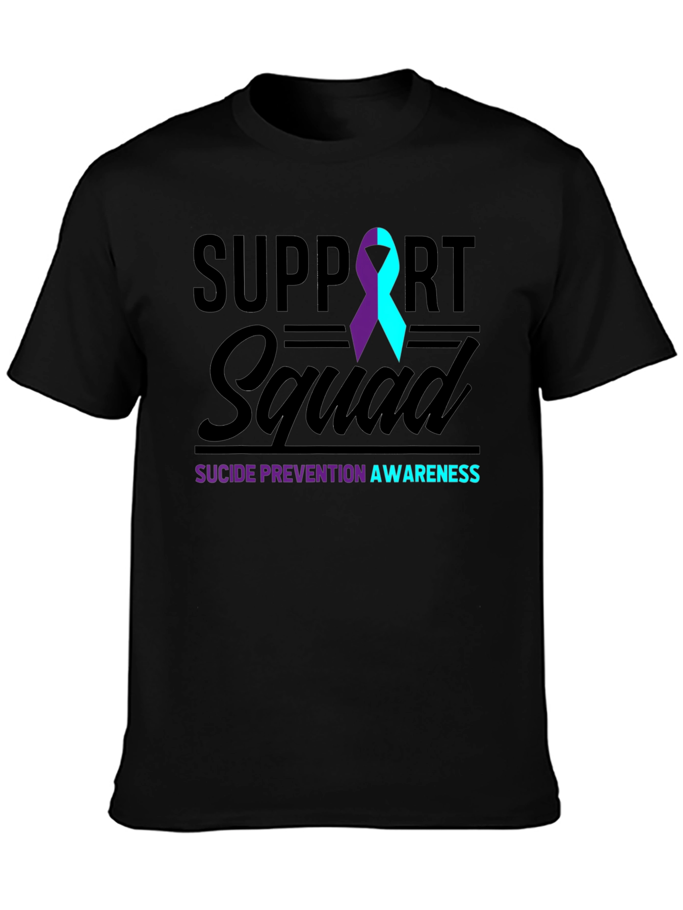 Suicide Prevention Awareness Support Squad T-Shirt