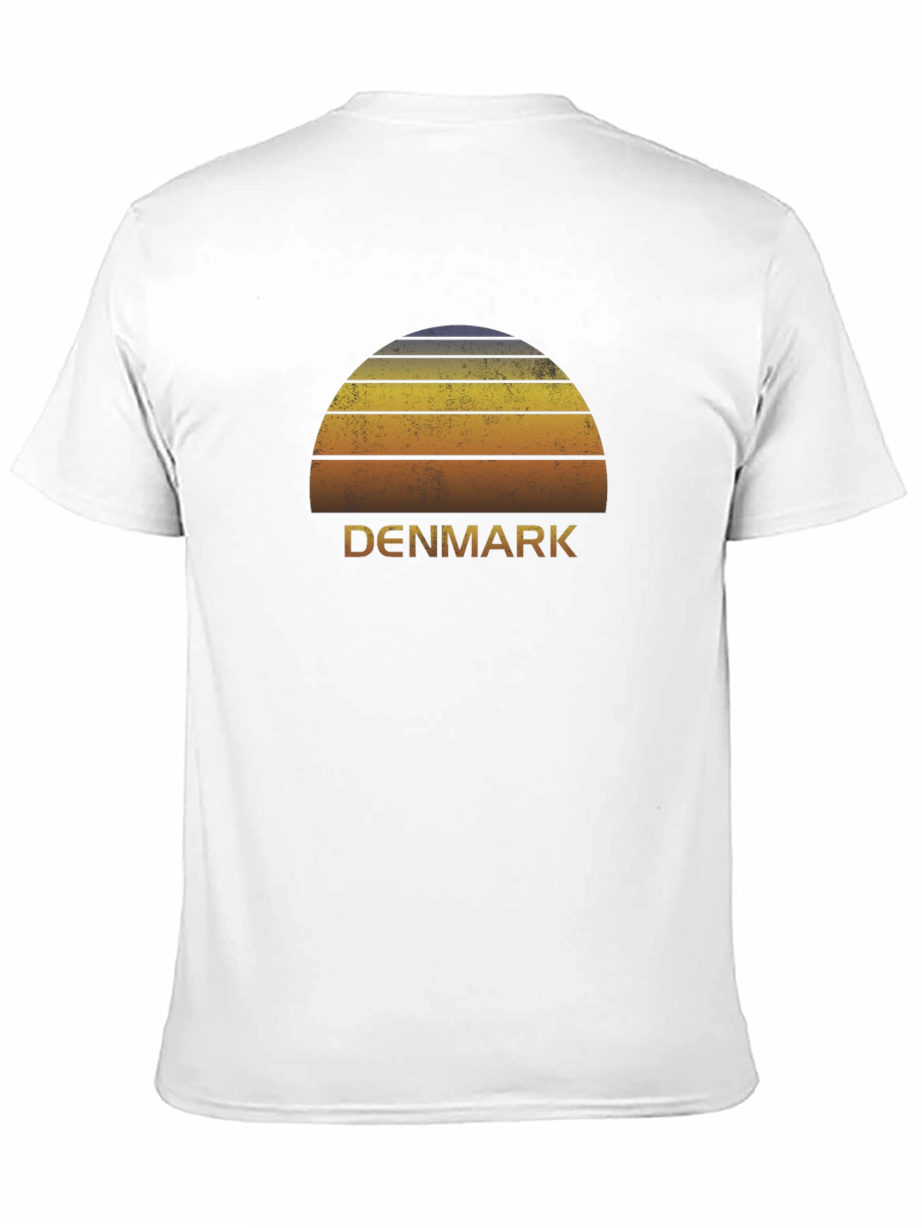 Denmark Sunset Graphic Tee - Retro Style
