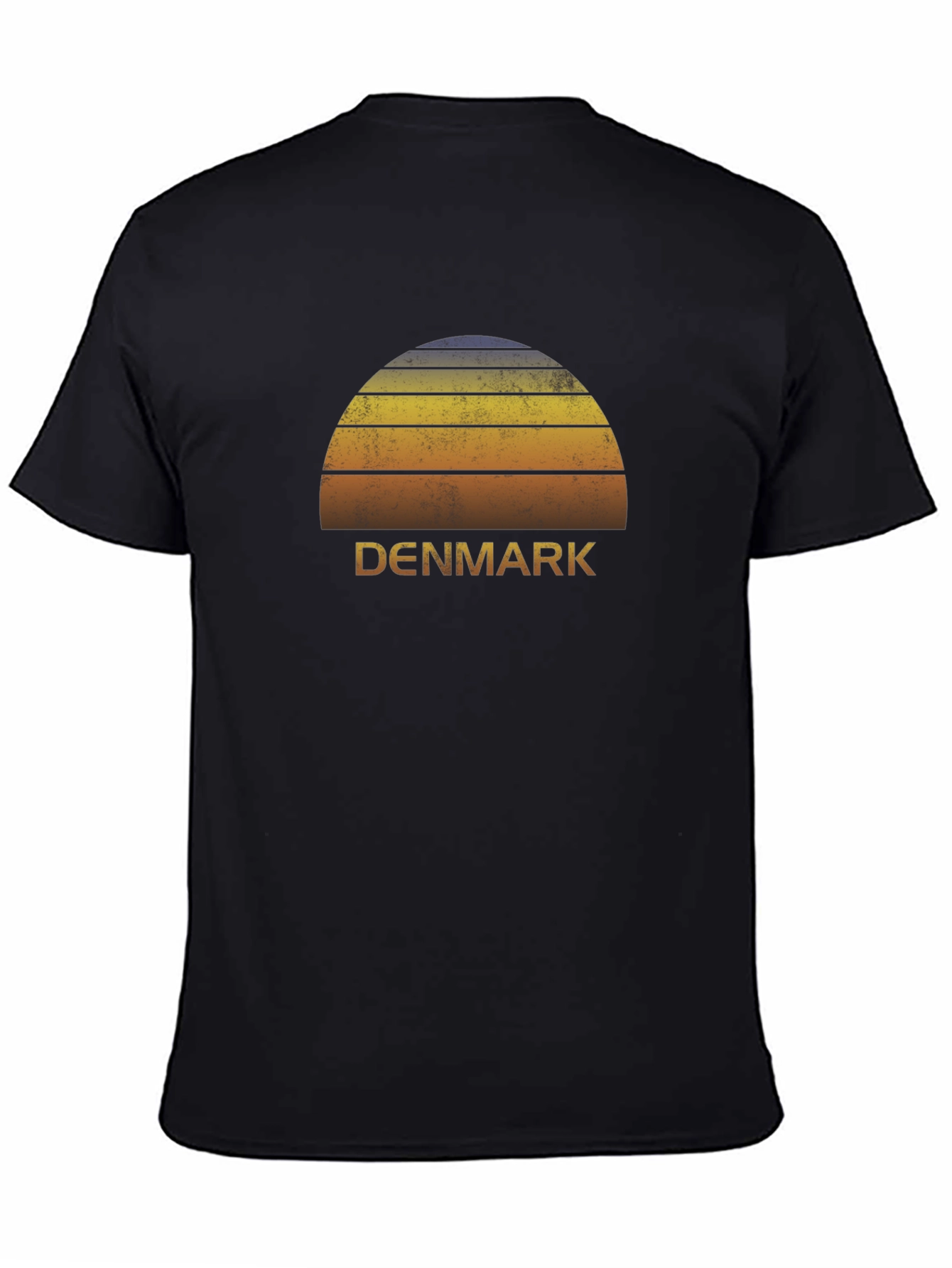 Denmark Sunset Graphic Tee - Retro Style