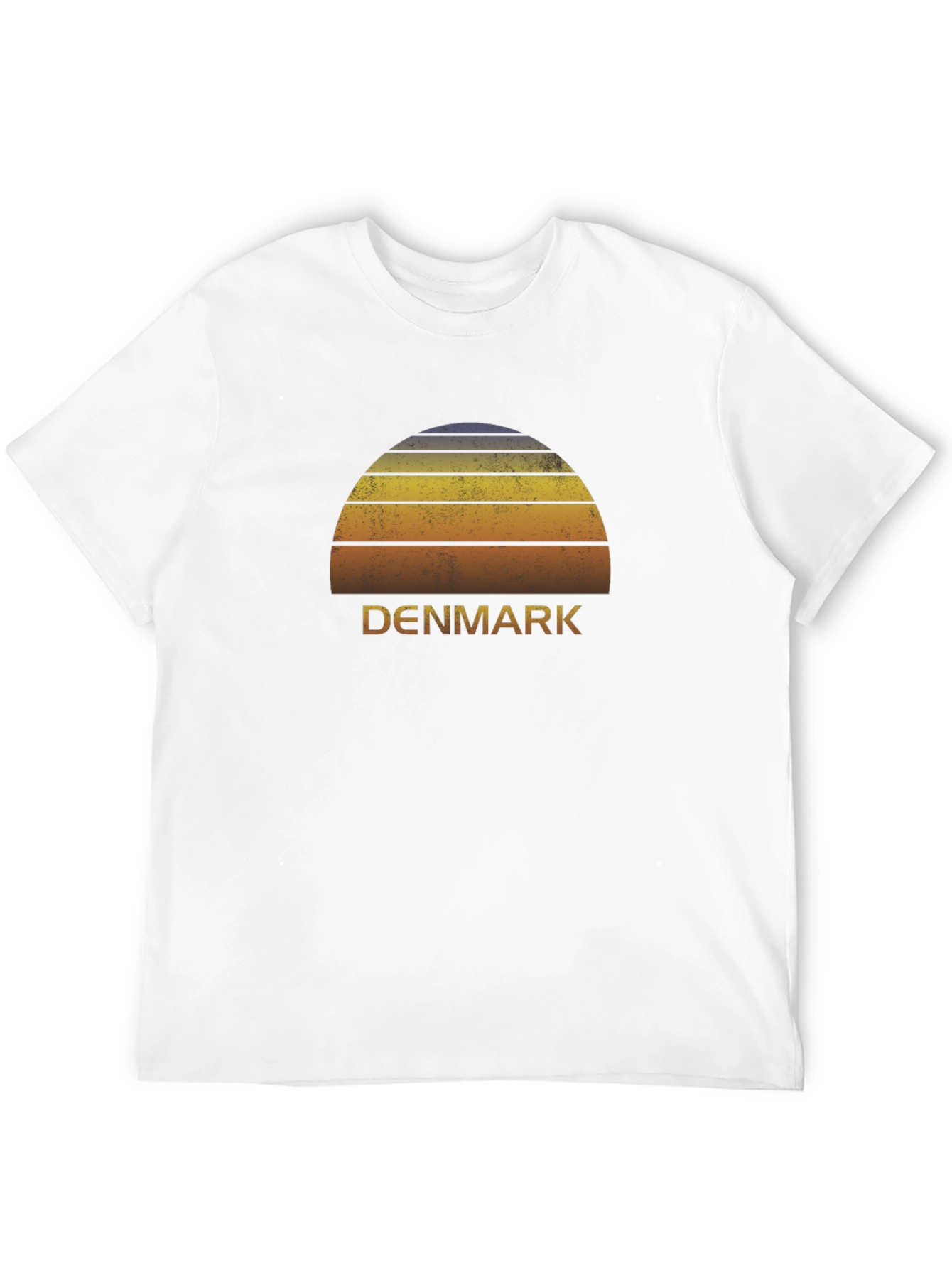 Denmark Sunset Graphic Tee - Retro Style