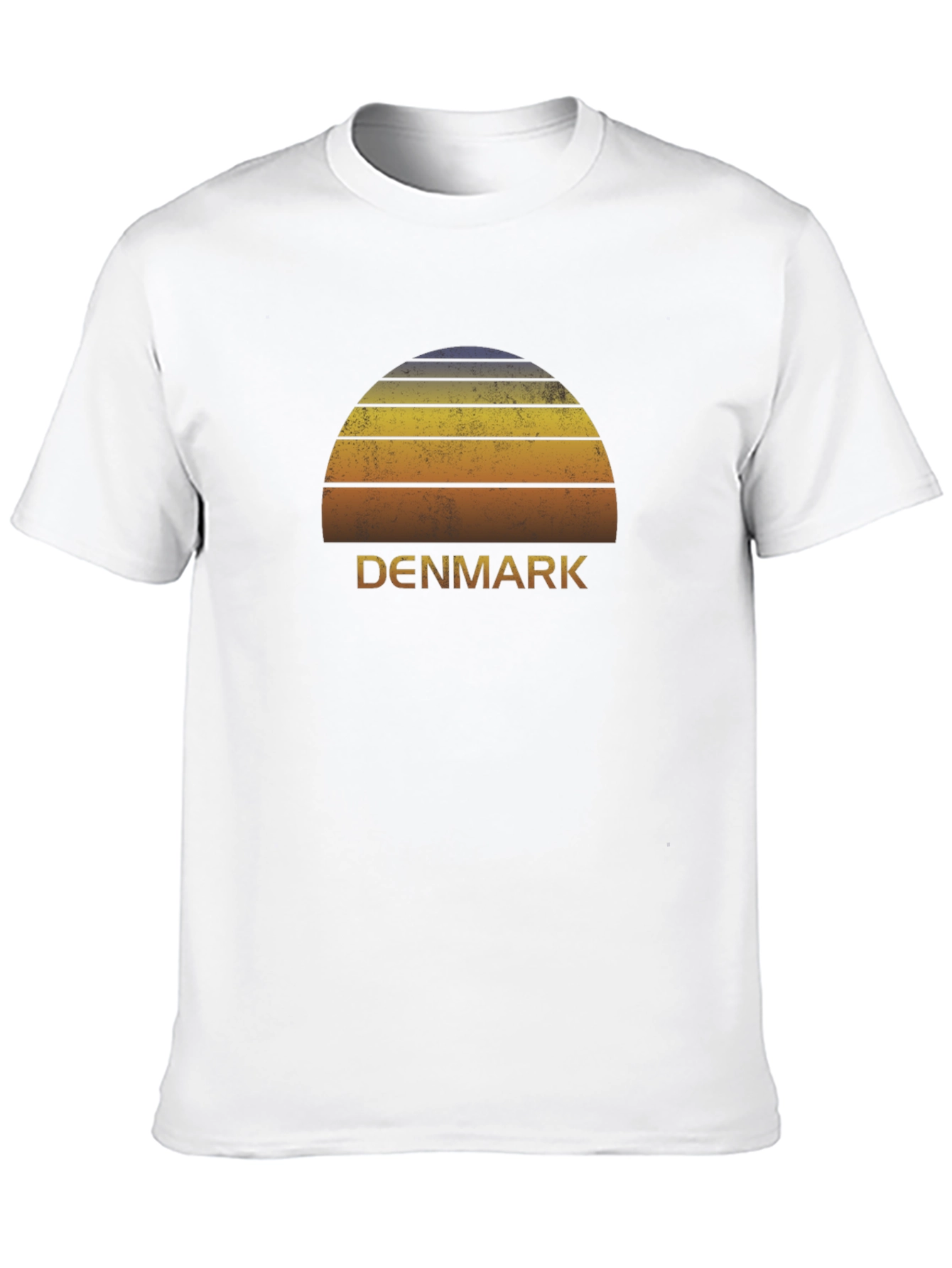 Denmark Sunset Graphic Tee - Retro Style