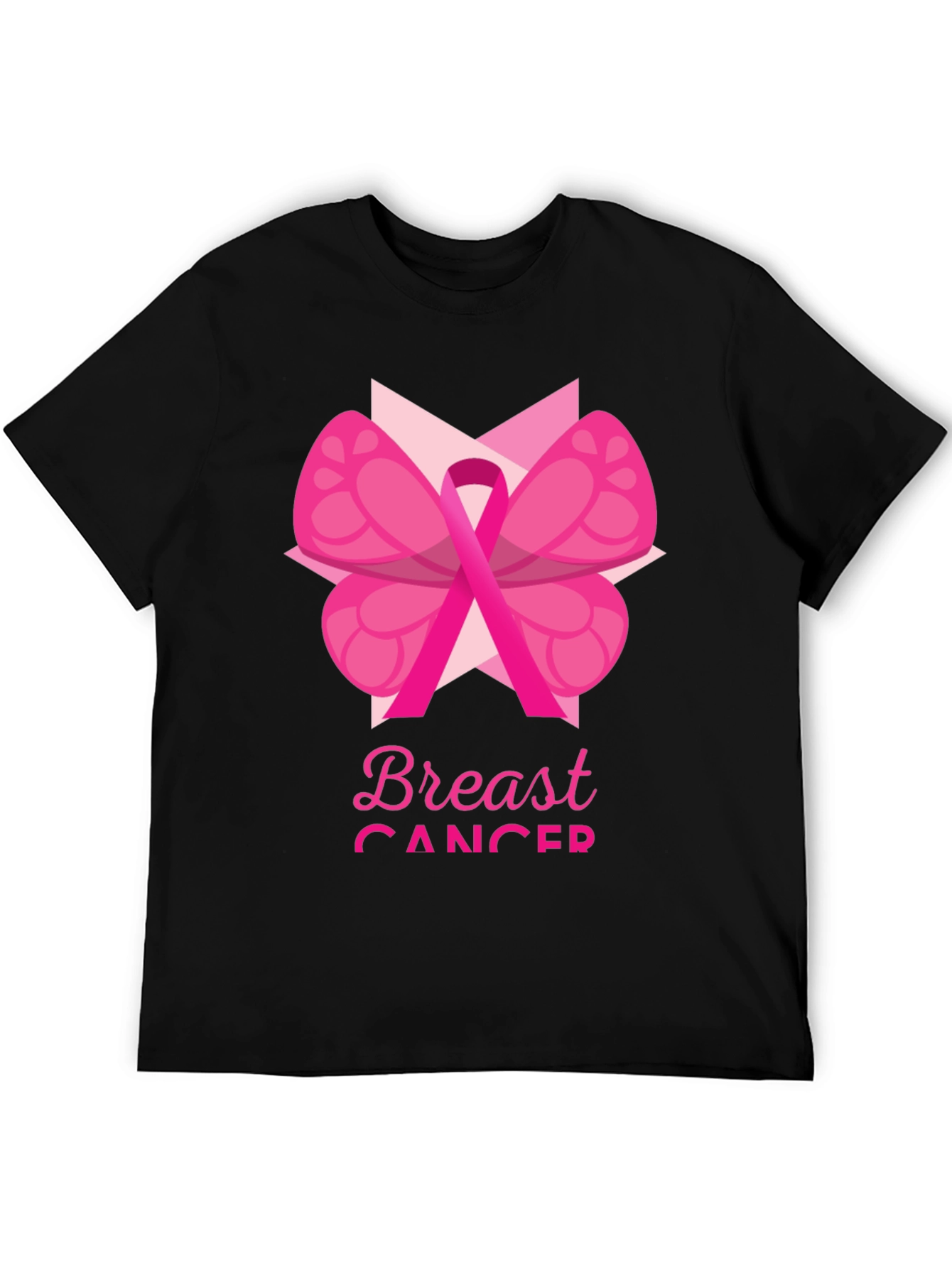 Breast Cancer Awareness T-Shirt Pink Ribbon