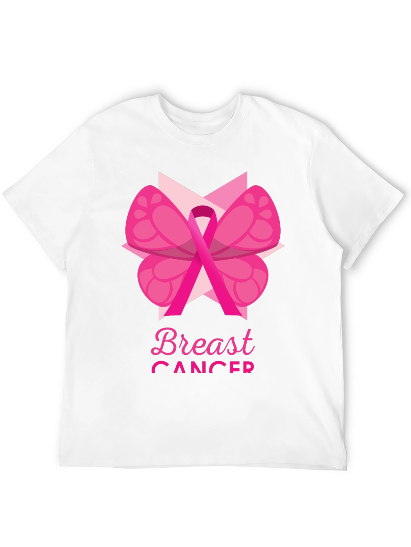 Breast Cancer Awareness T-Shirt Pink Ribbon