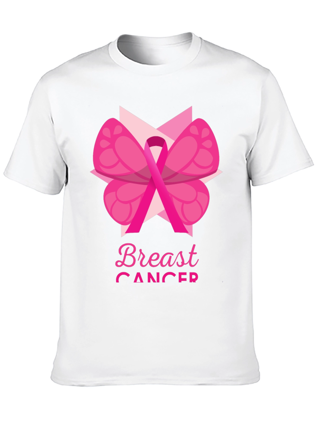 Breast Cancer Awareness T-Shirt Pink Ribbon