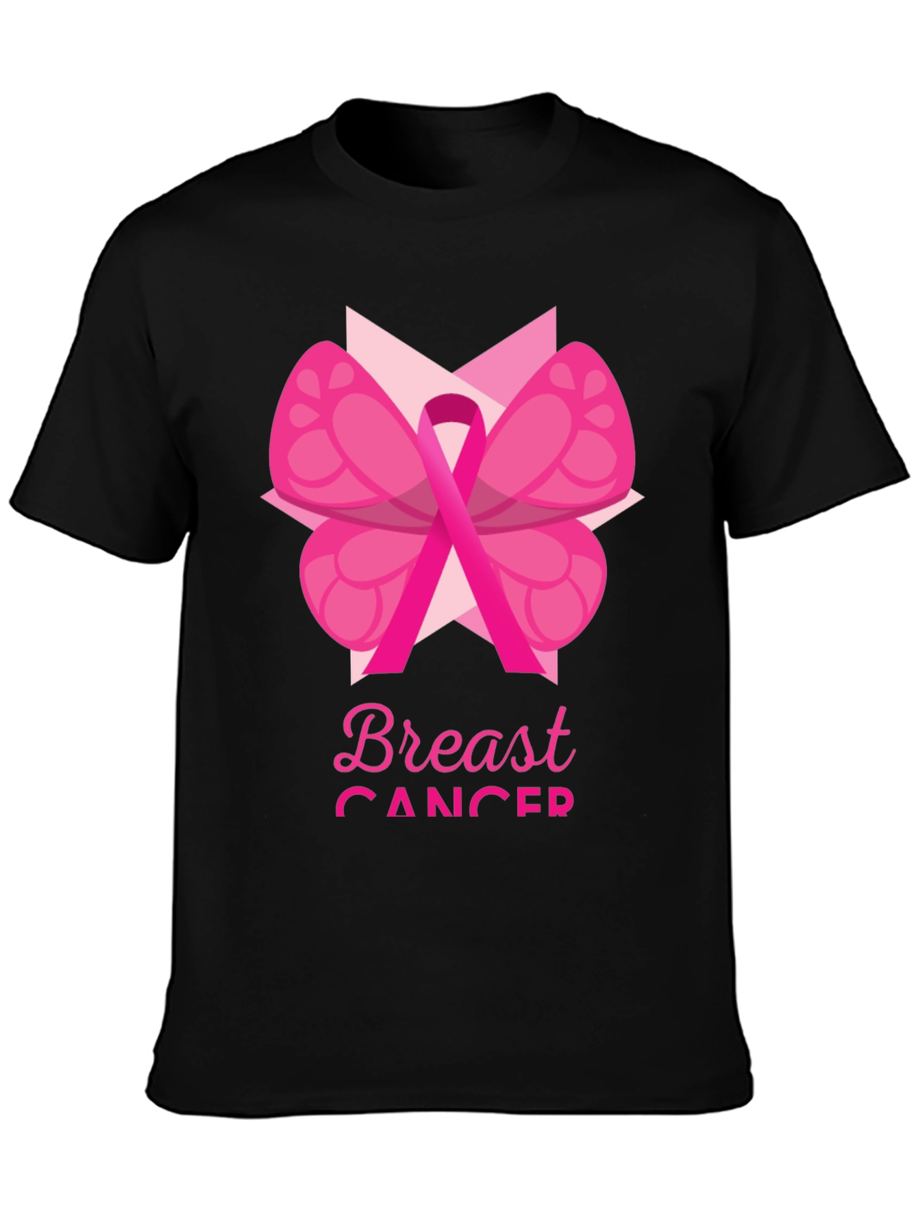 Breast Cancer Awareness T-Shirt Pink Ribbon