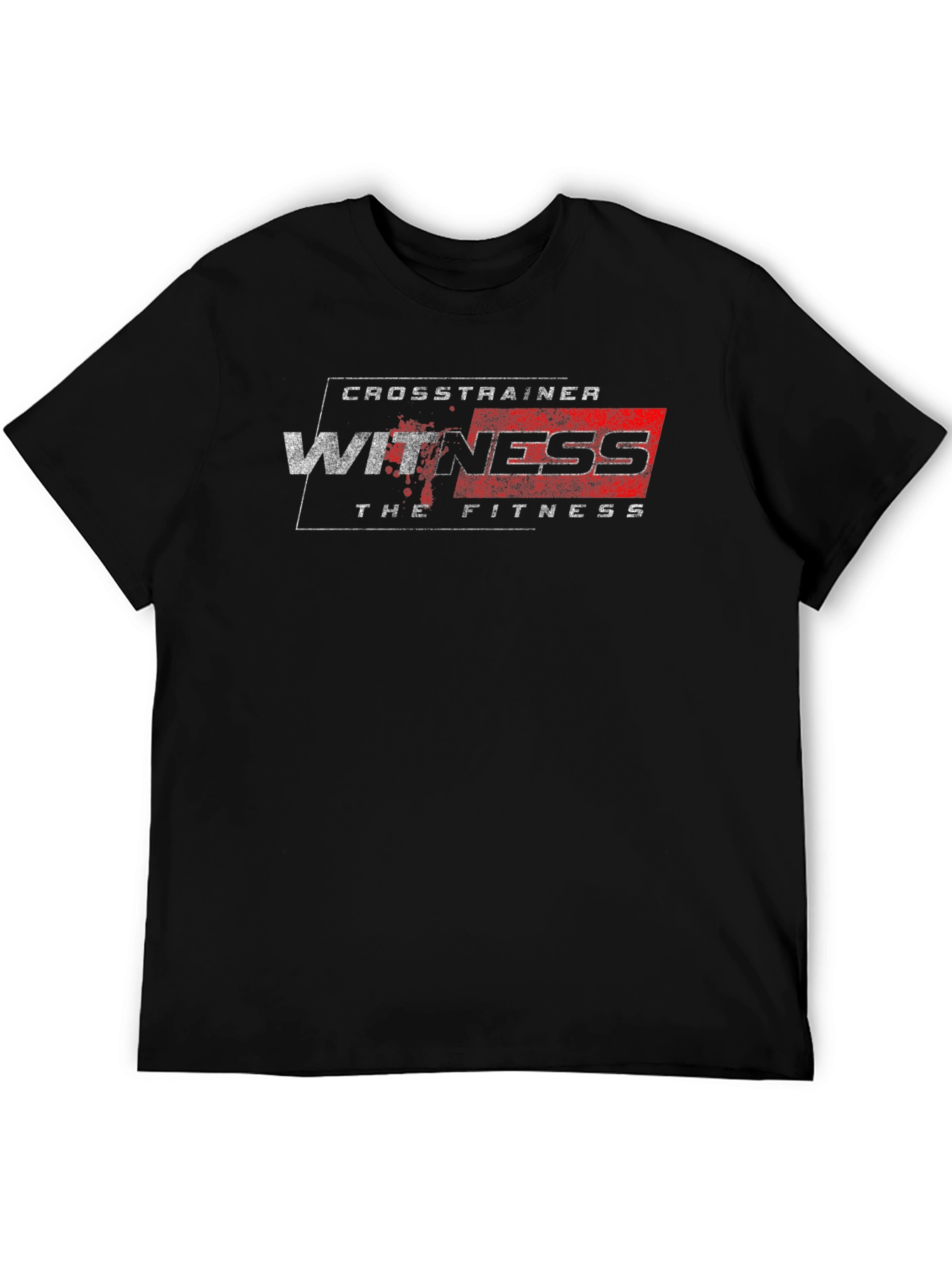 CrossTrainer Witness Fitness Black T-Shirt