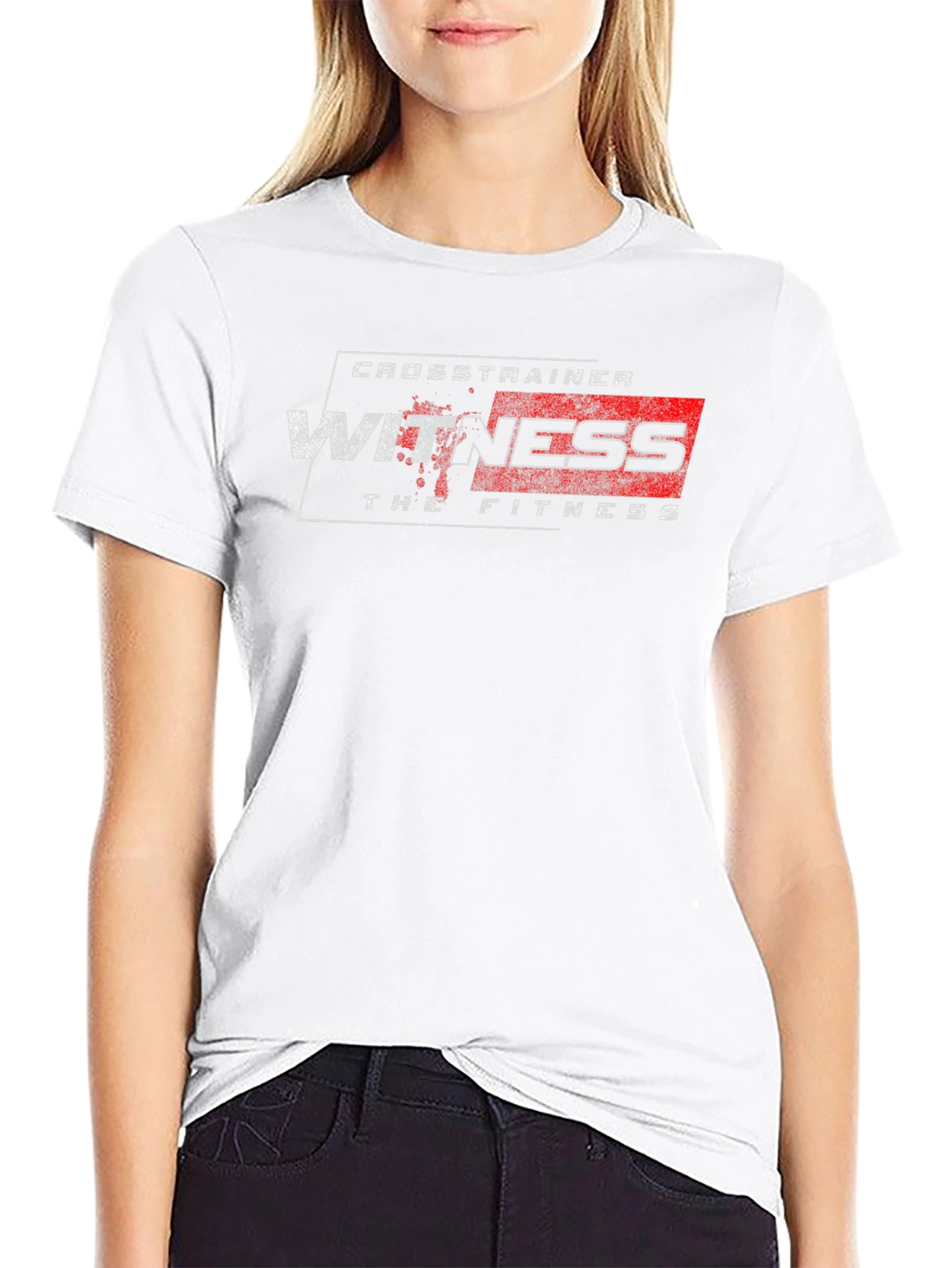 CrossTrainer Witness Fitness Black T-Shirt