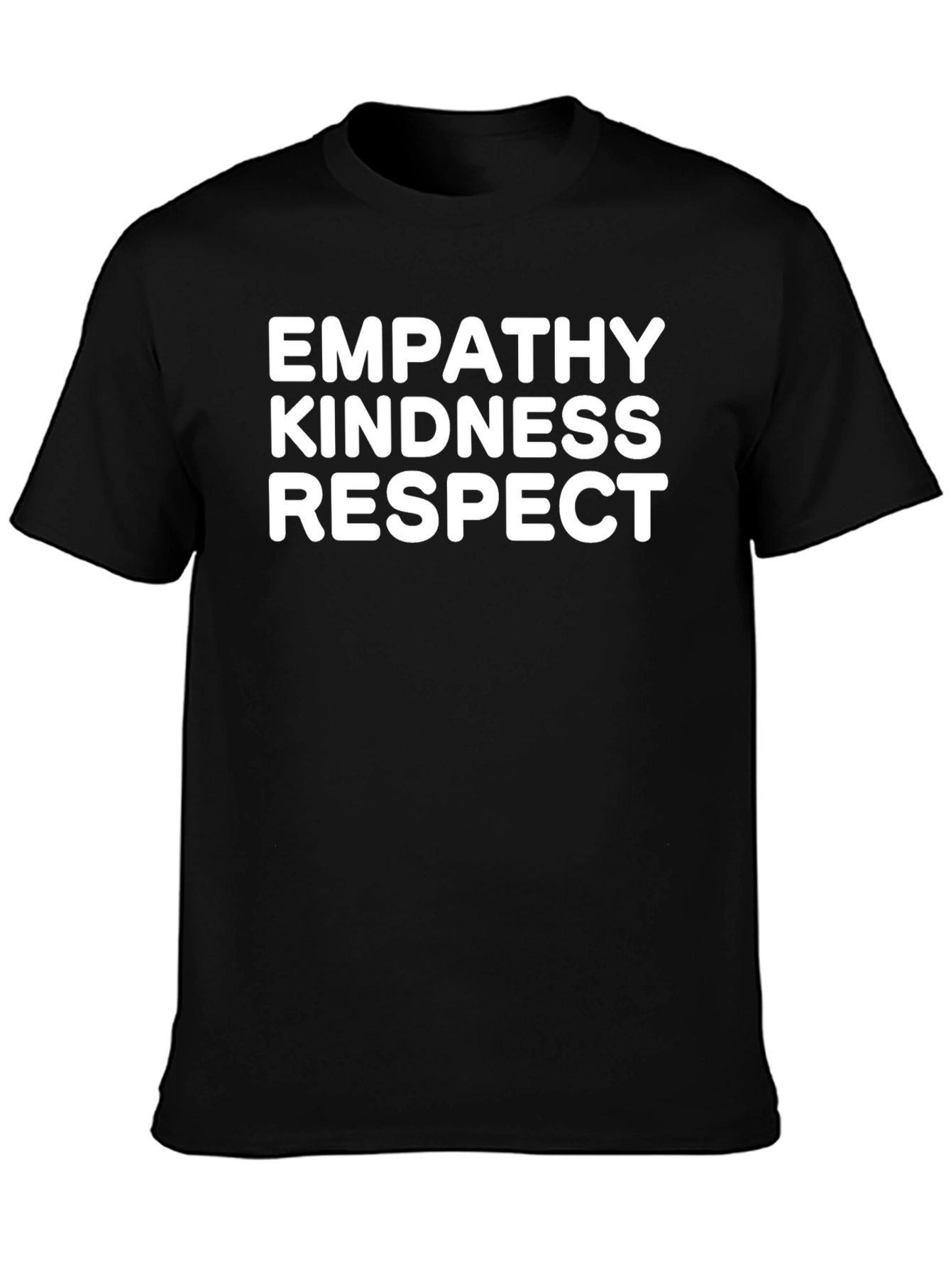 Empathy Kindness Respect Black T-Shirt
