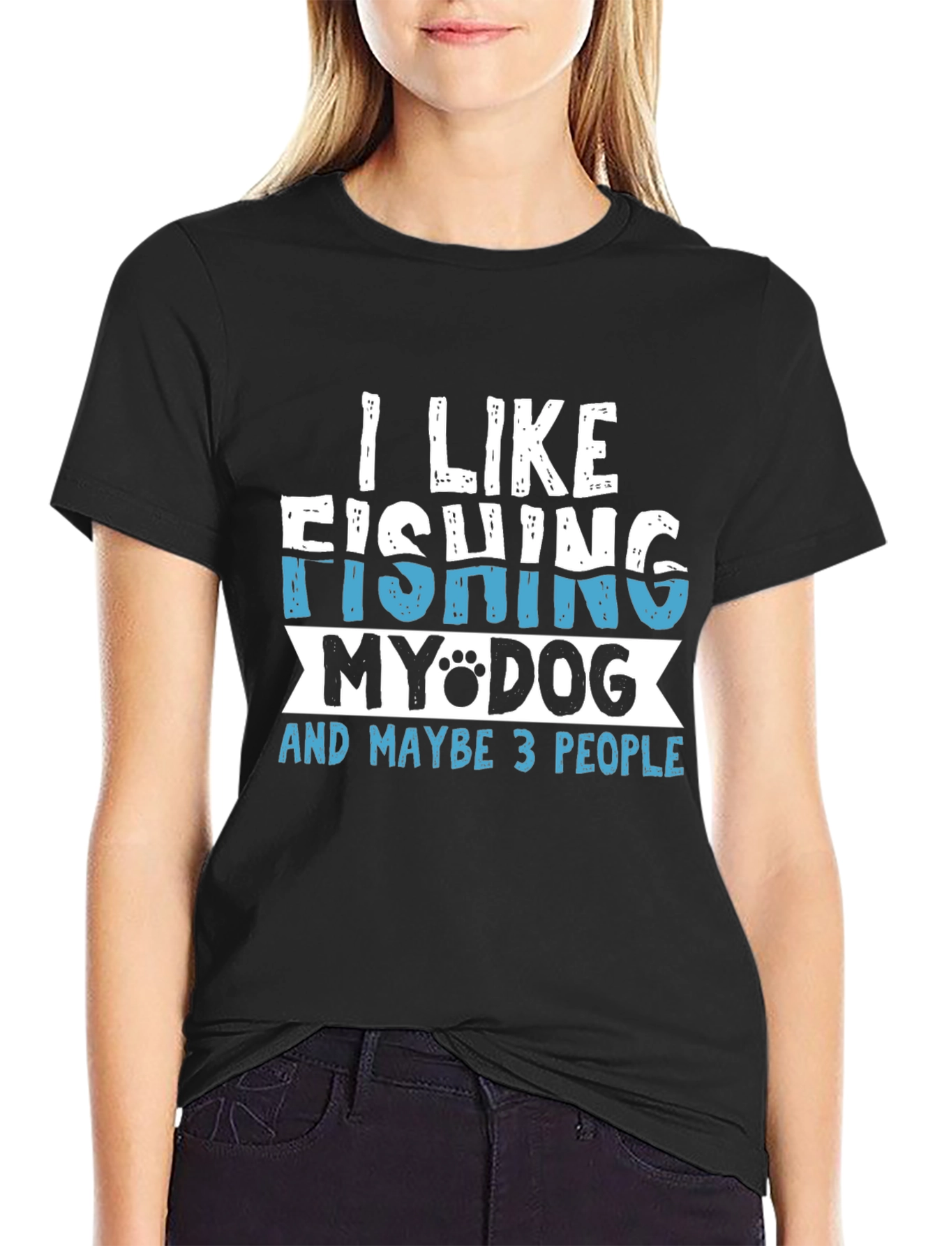 Fishing Dog Lover T-Shirt - I Like Fishing