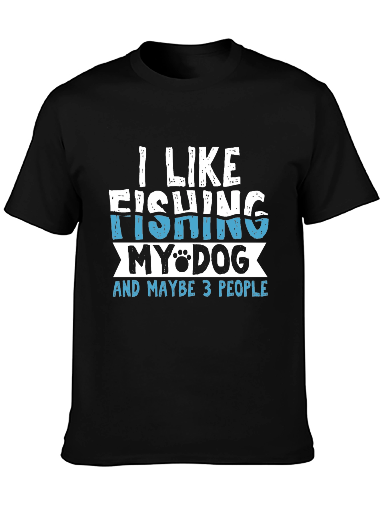 Fishing Dog Lover T-Shirt - I Like Fishing
