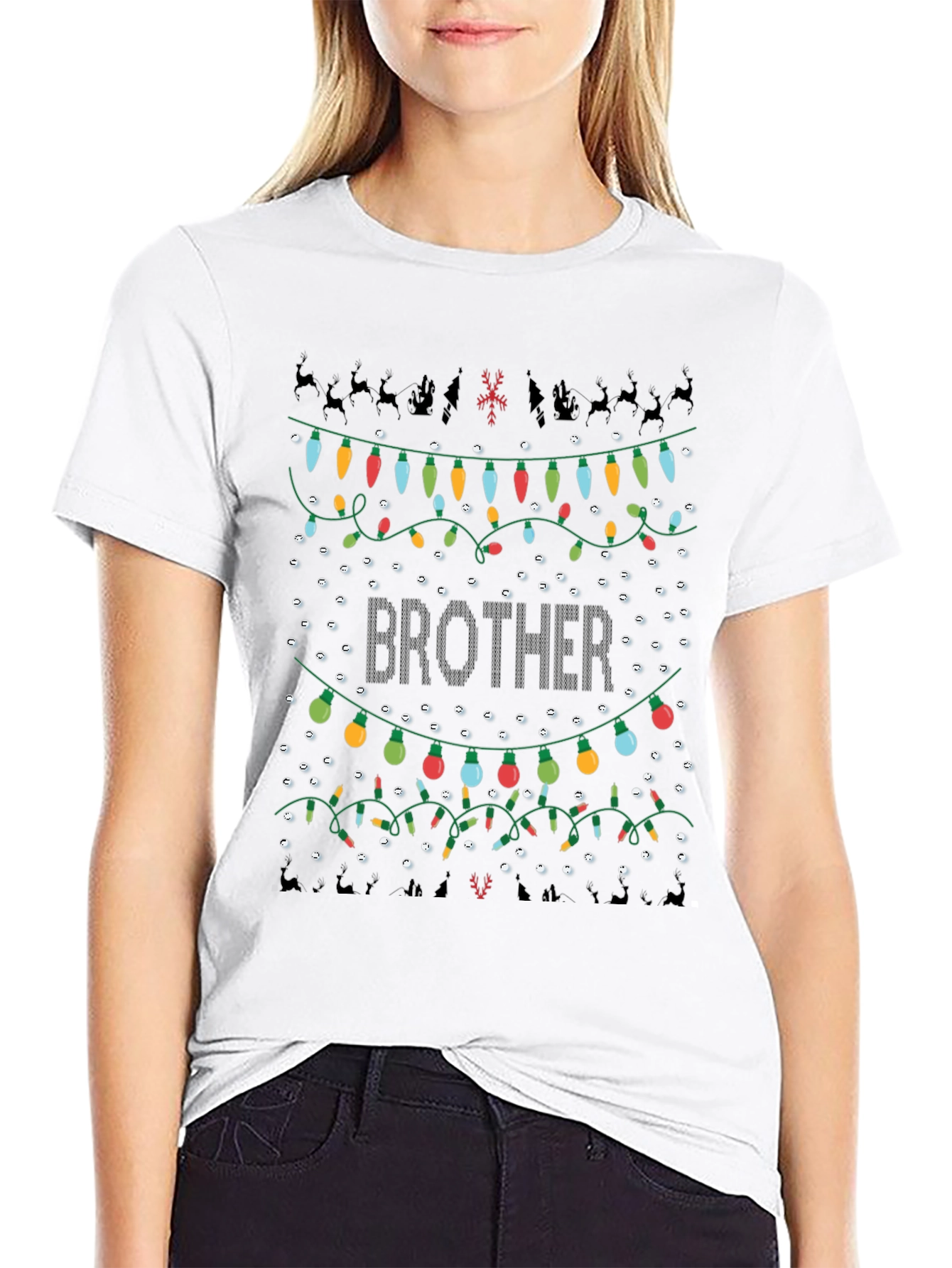 Brother Christmas Lights T-Shirt