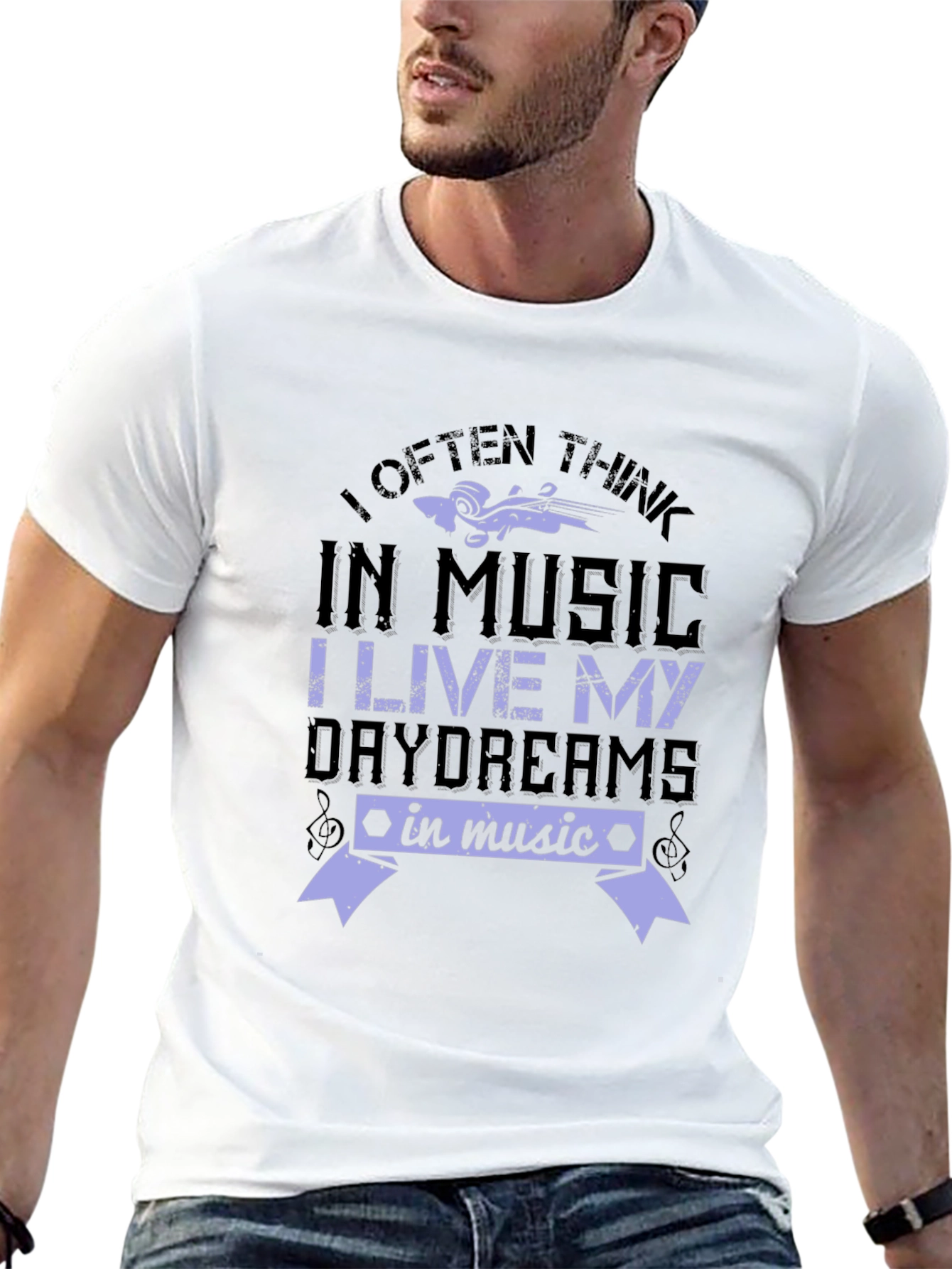 Music Lover T-Shirt - I Often Think In Music