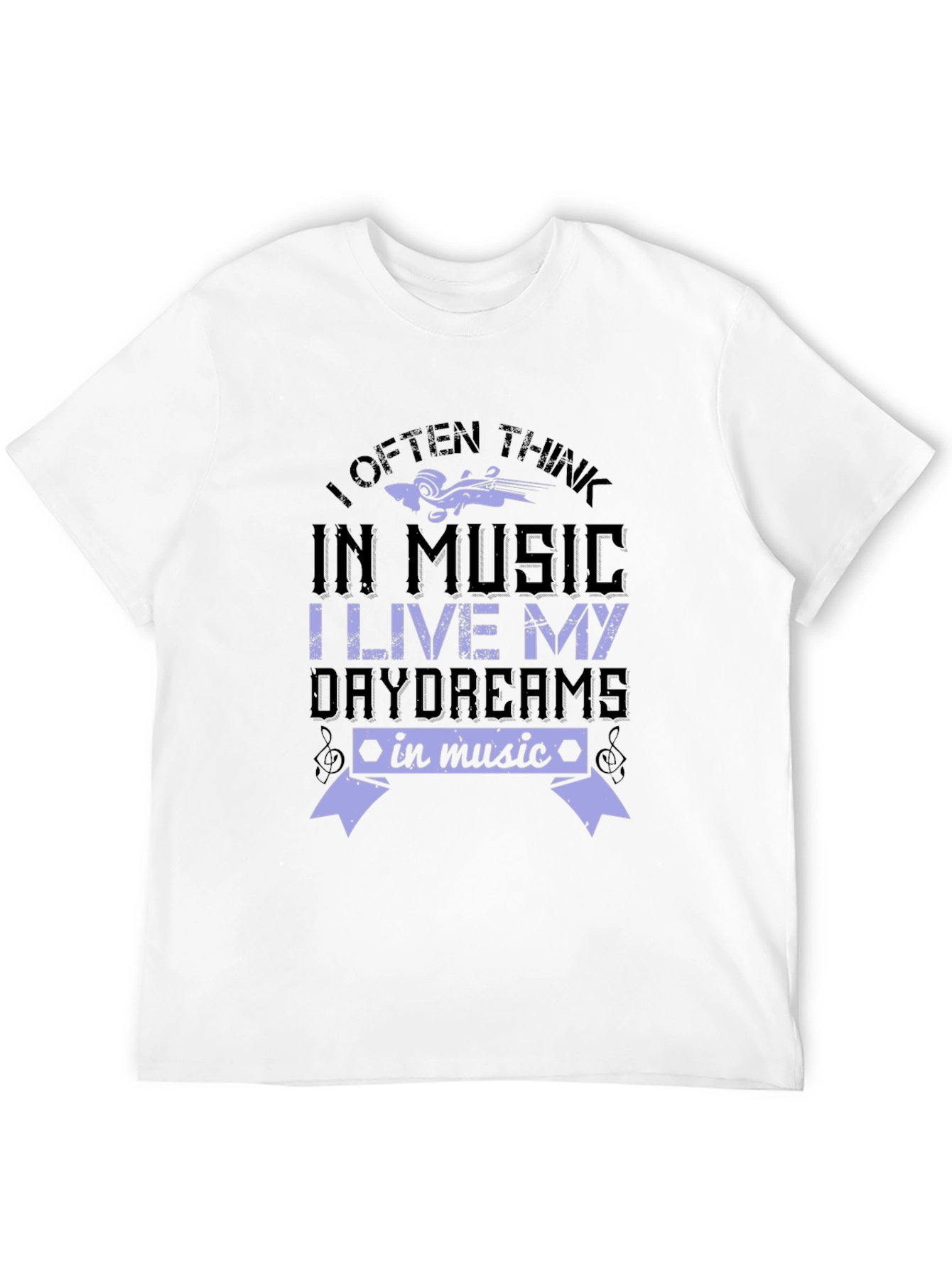 Music Lover T-Shirt - I Often Think In Music