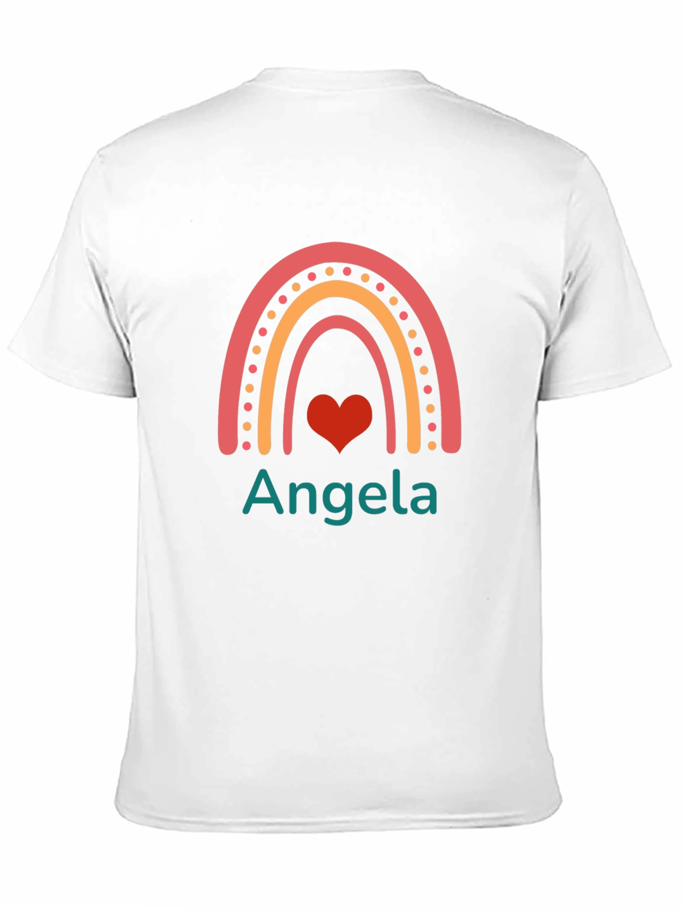 Personalized Rainbow Angela T-Shirt