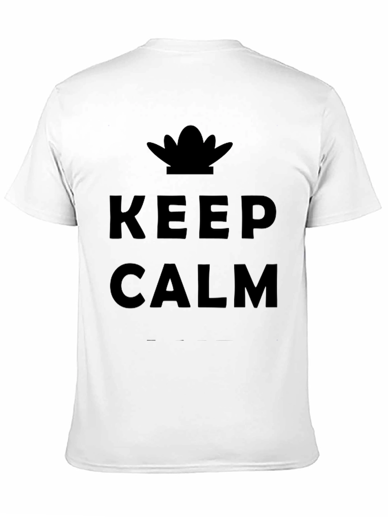 Keep Calm Graphic Print T-Shirt