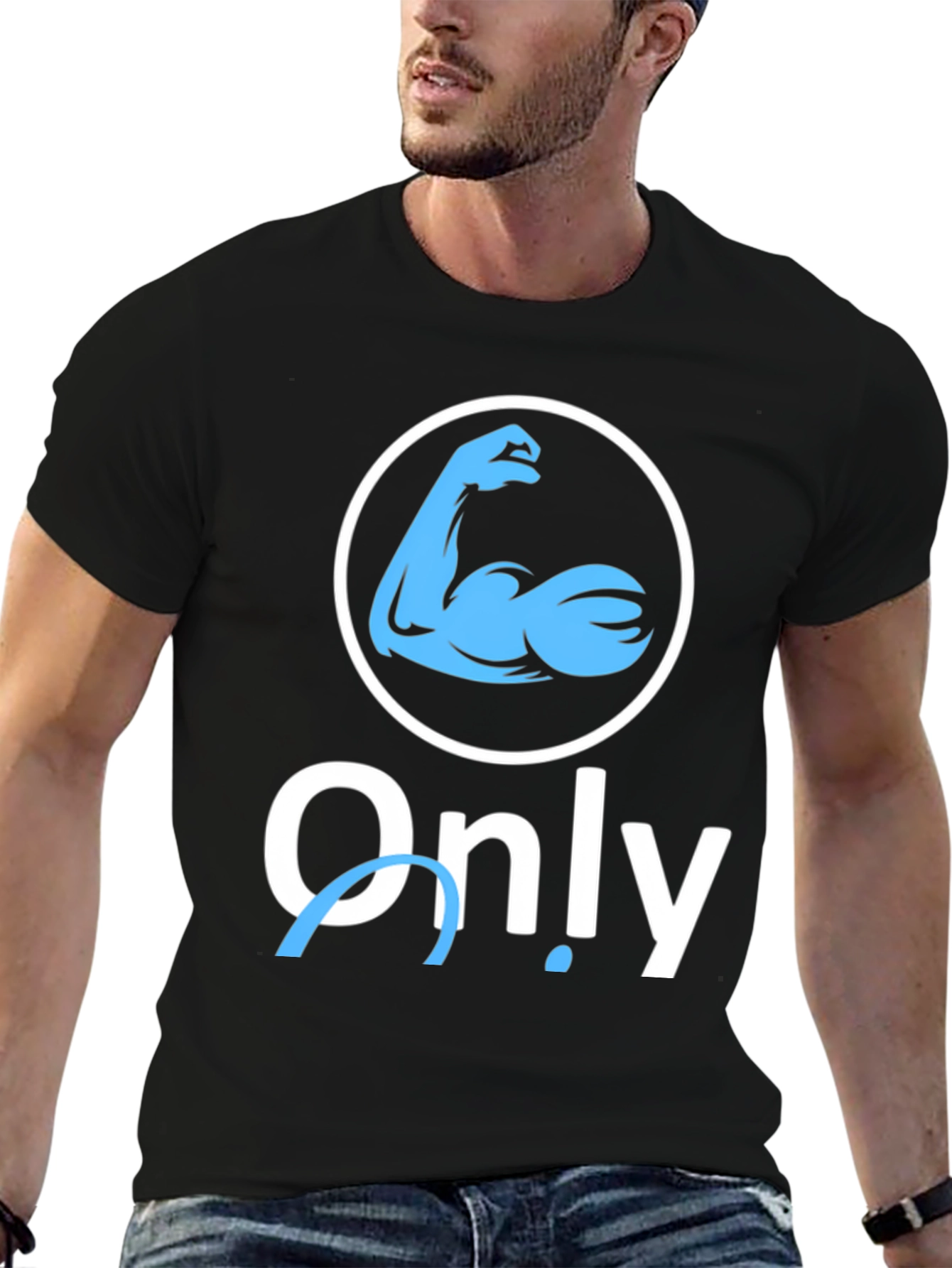 Only Arms T-Shirt - Funny Gym Workout Tee