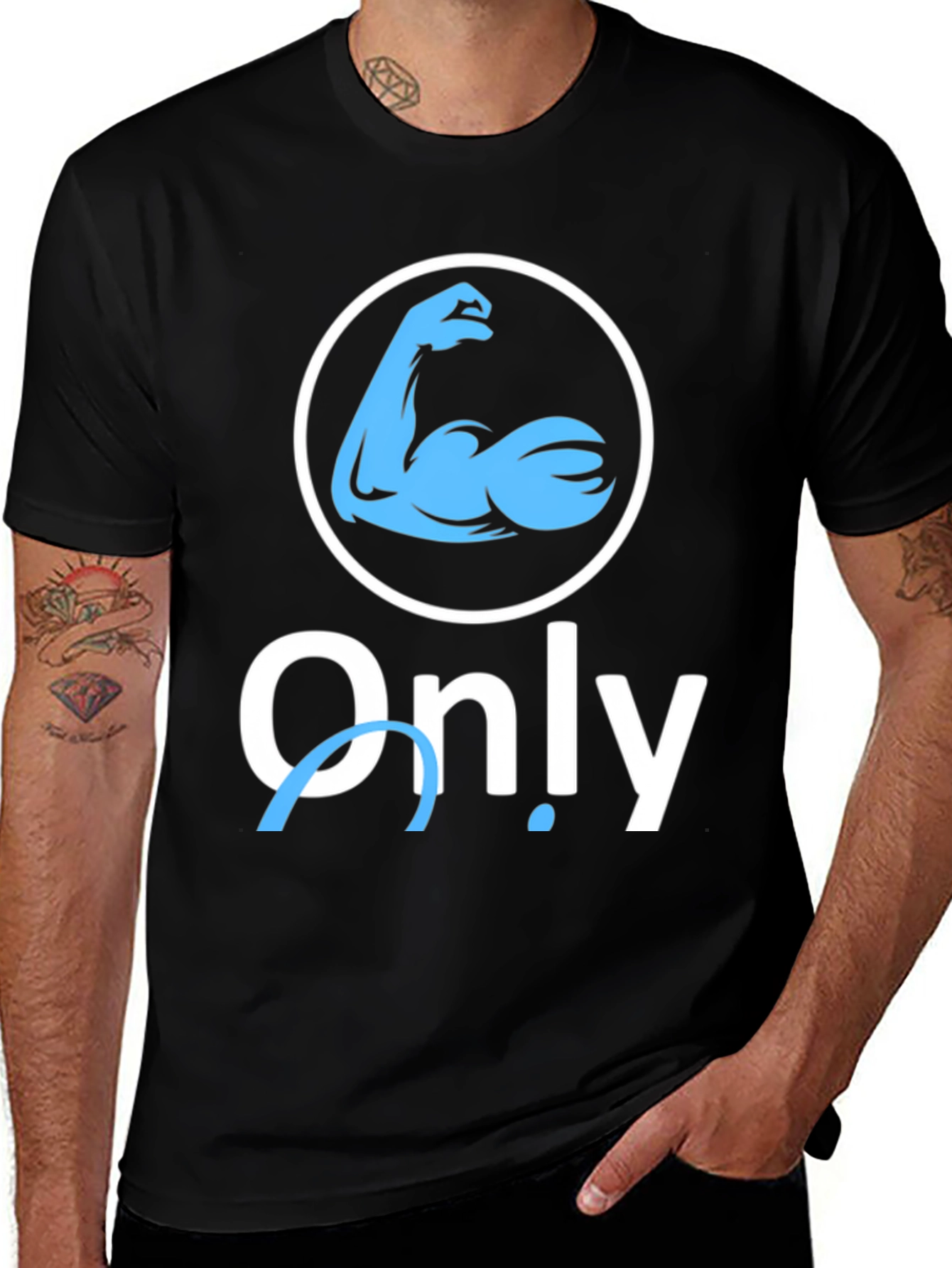 Only Arms T-Shirt - Funny Gym Workout Tee