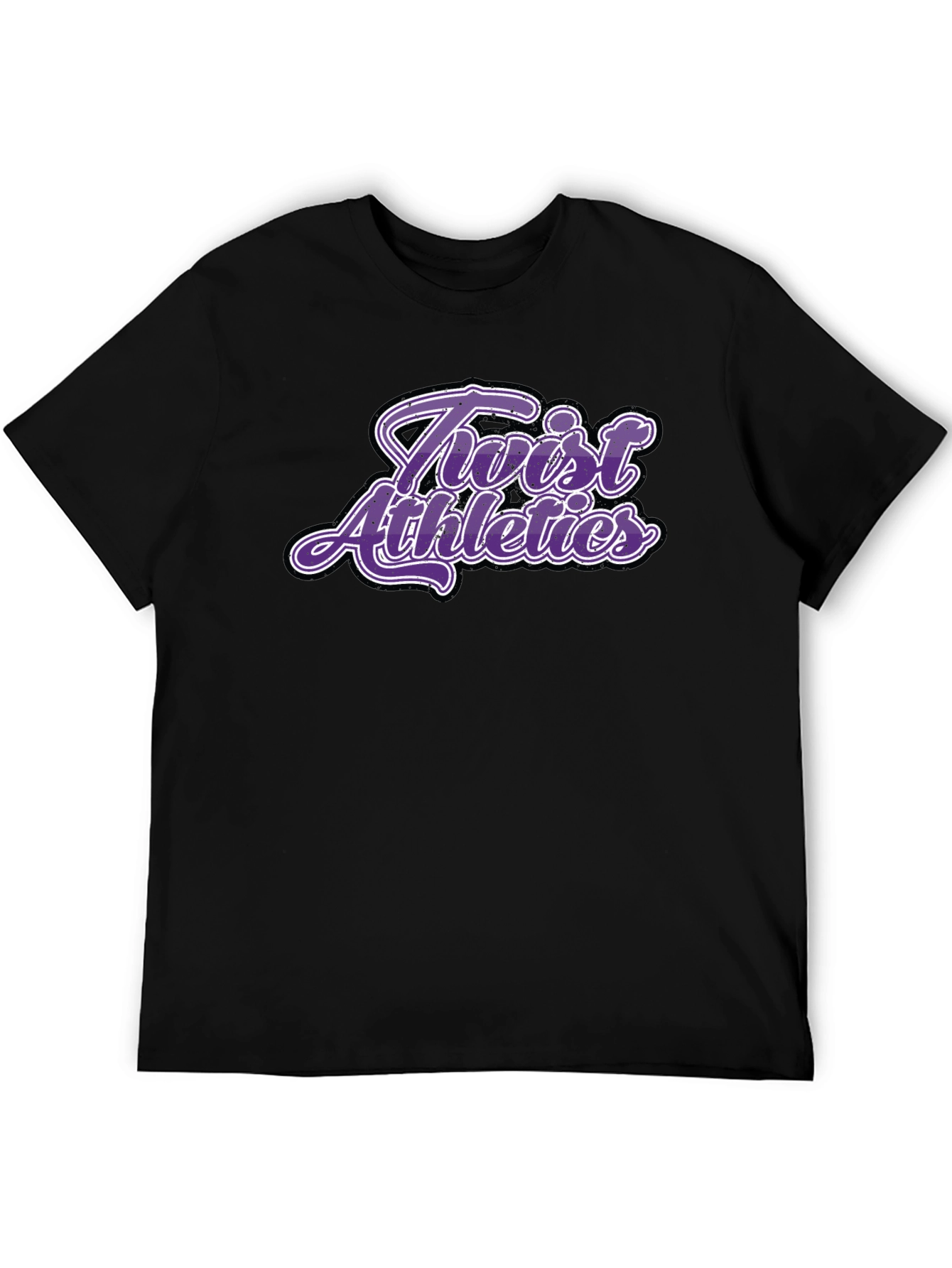 Twist Athletics Black Graphic Tee Shirt