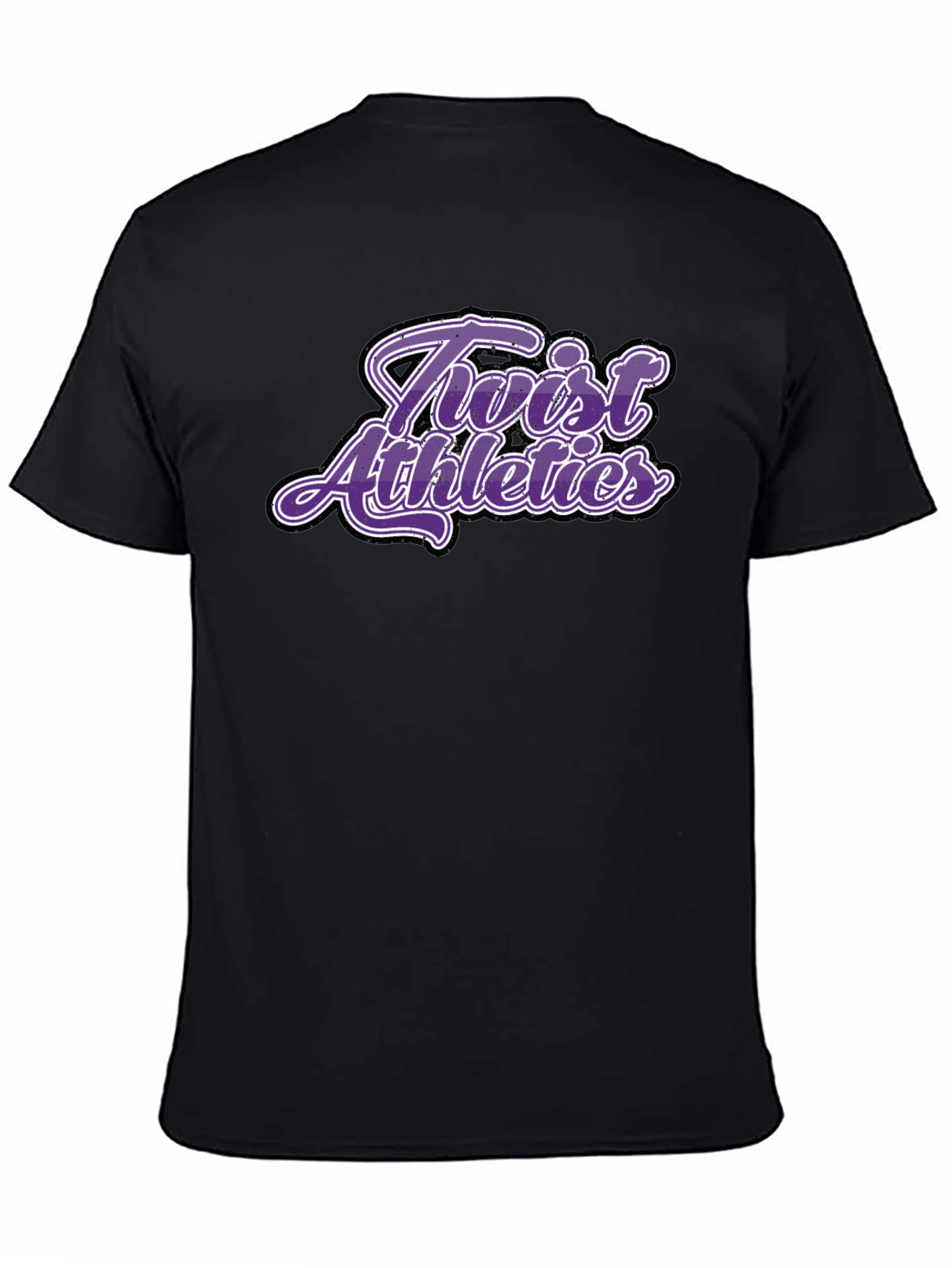 Twist Athletics Black Graphic Tee Shirt