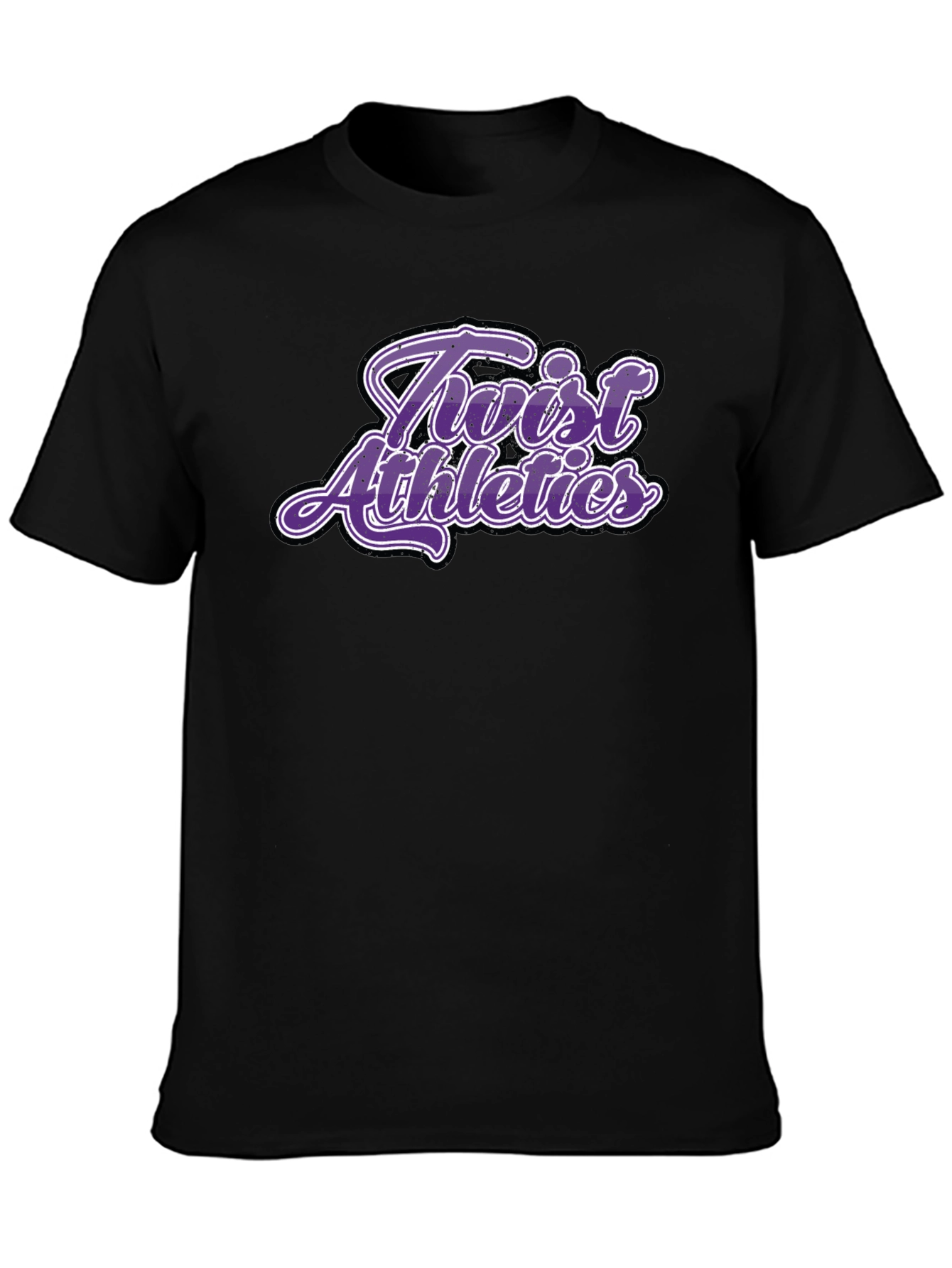Twist Athletics Black Graphic Tee Shirt