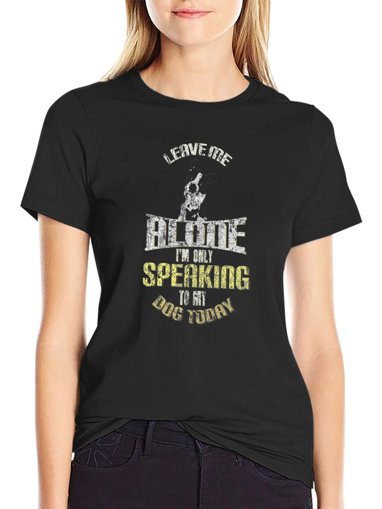 Leave Me Alone Dog T-Shirt