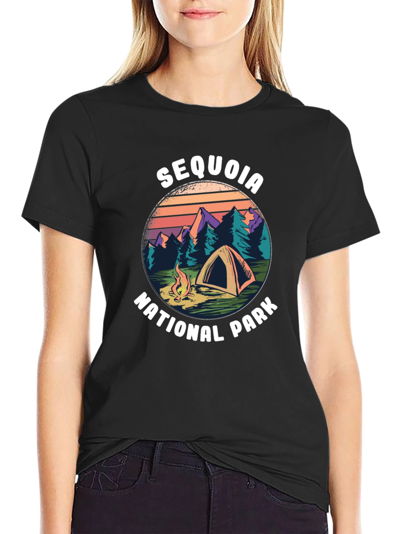 Sequoia National Park Camping T-Shirt