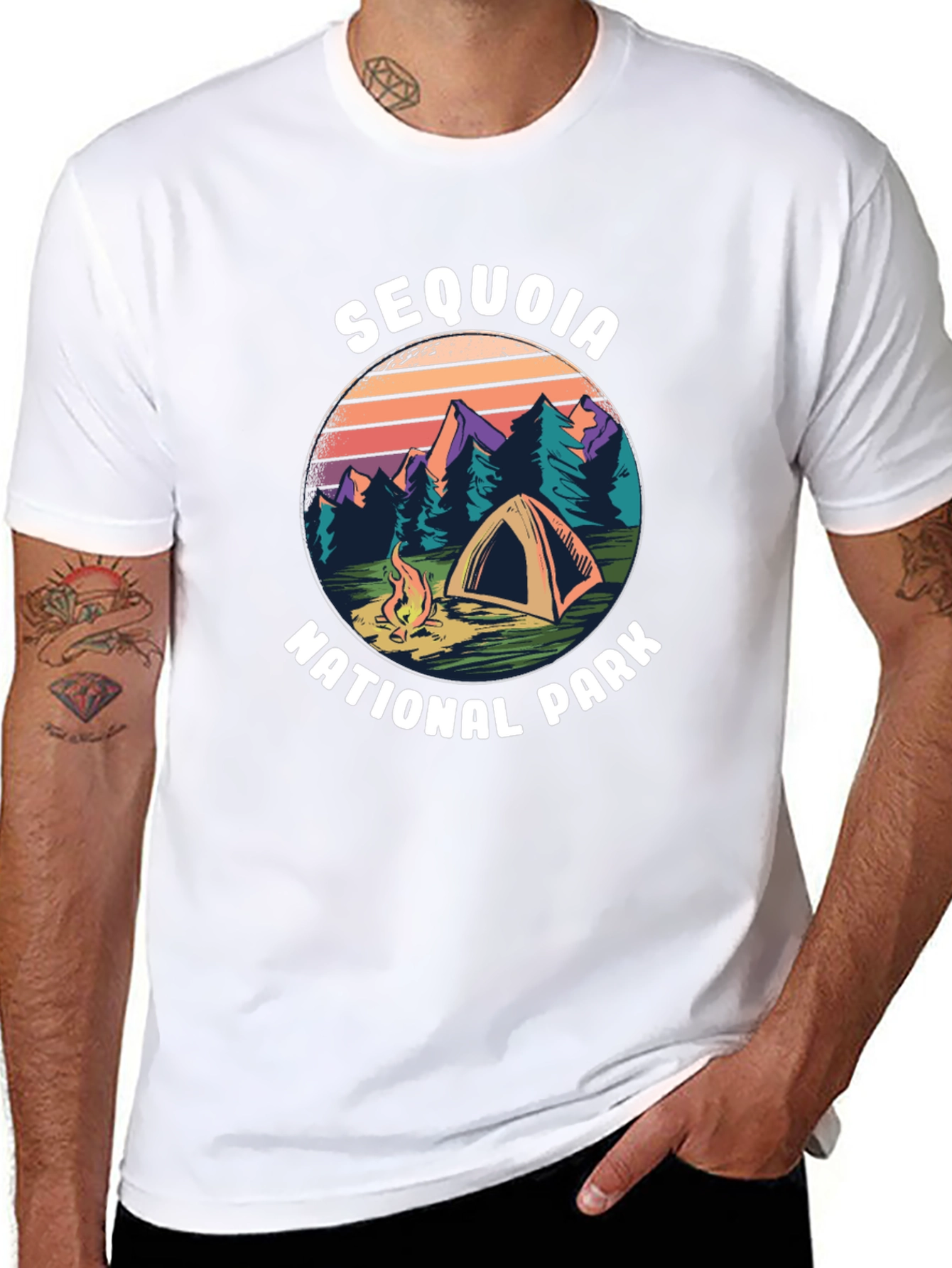 Sequoia National Park Camping T-Shirt